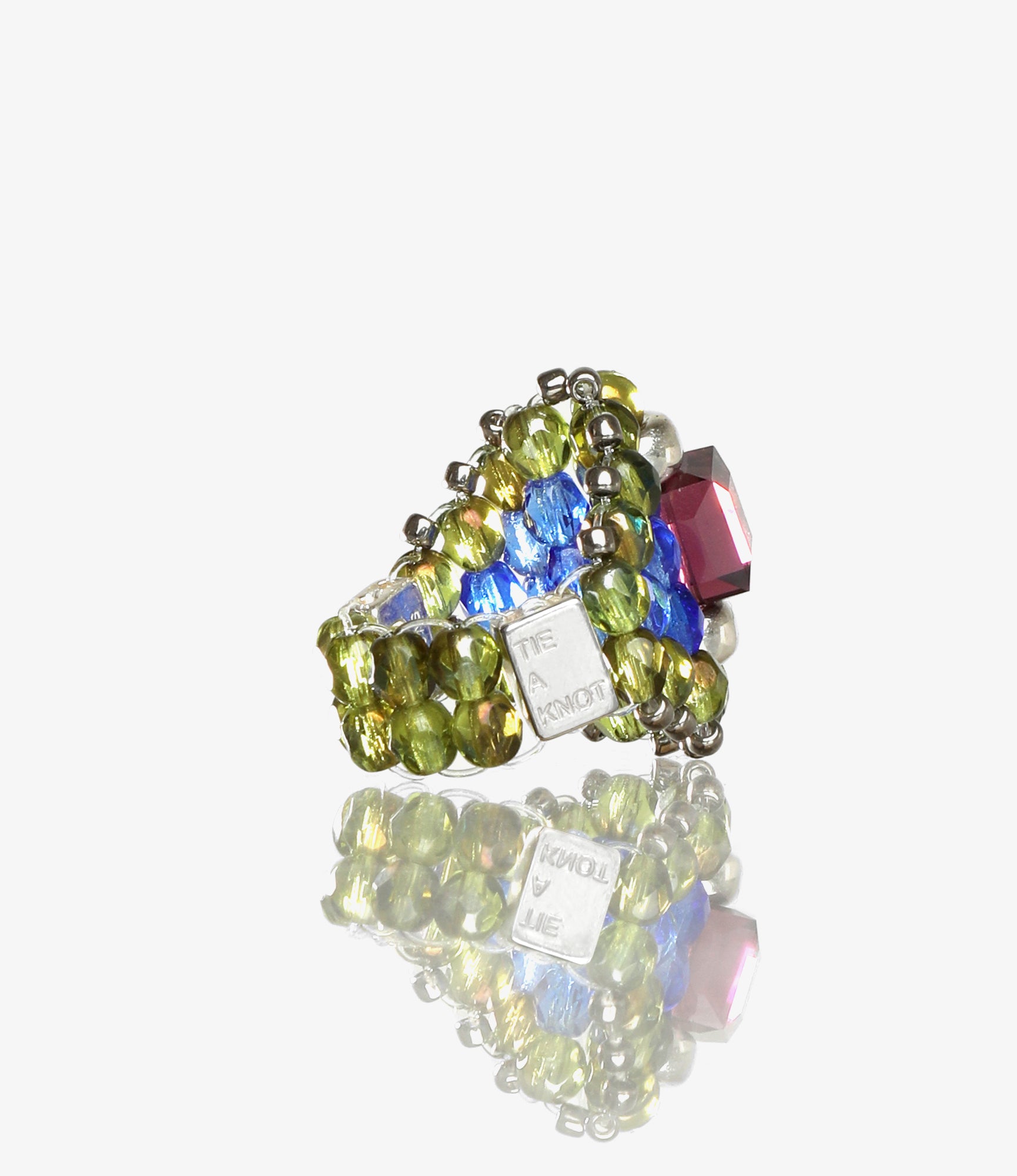 Needles X Tie A Knot - Ring - Purple x Olive