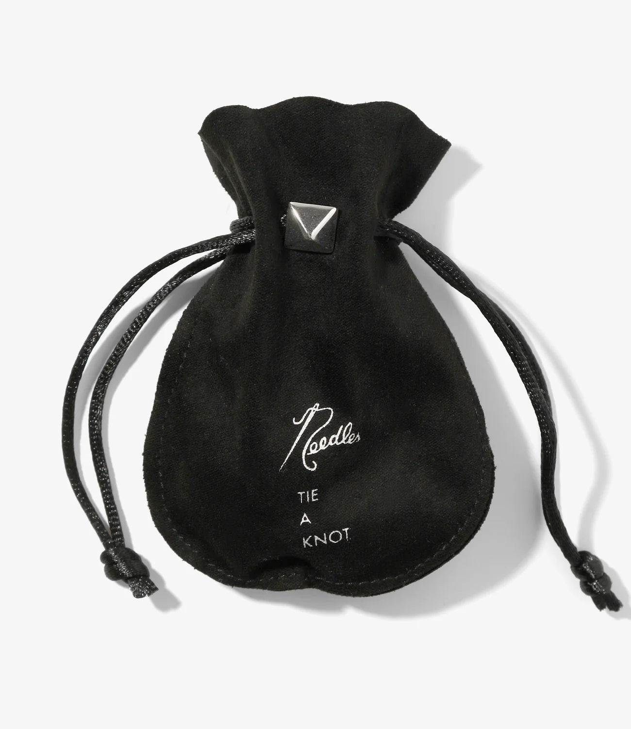 Needles x Tie A Knot - Square Crystal Beads Ring - Purple/Purple