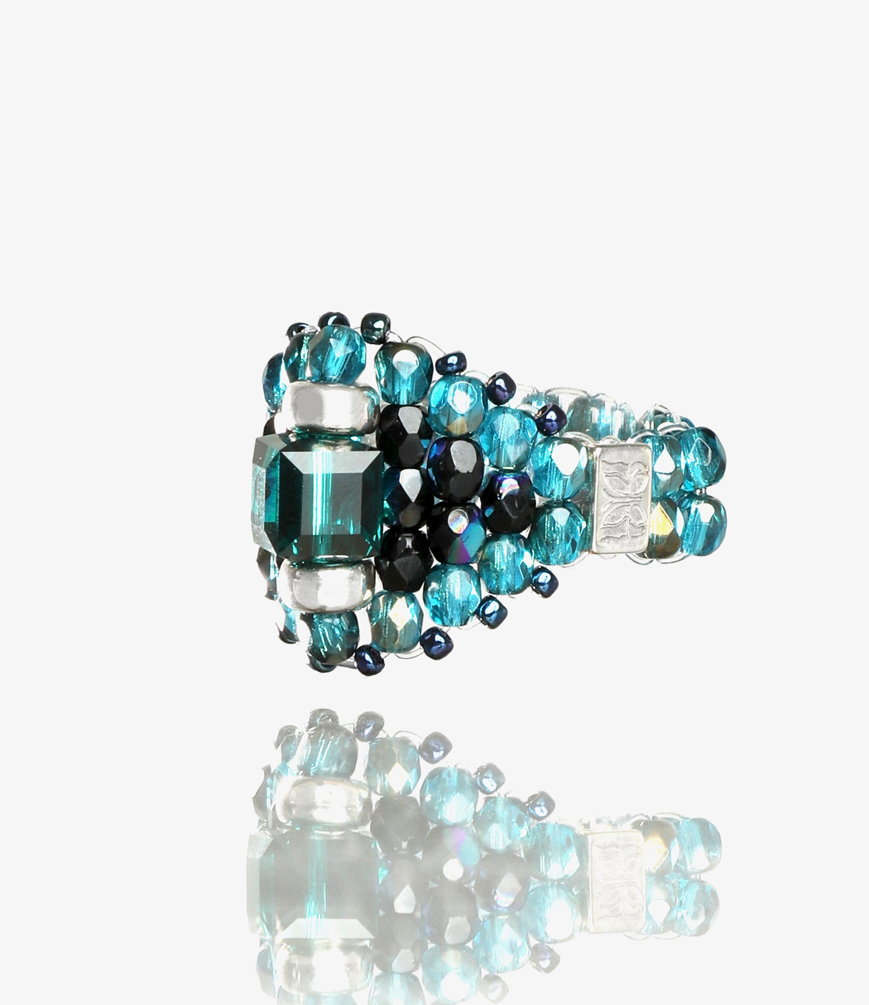Needles X Tie A Knot - Ring - Green x Blue