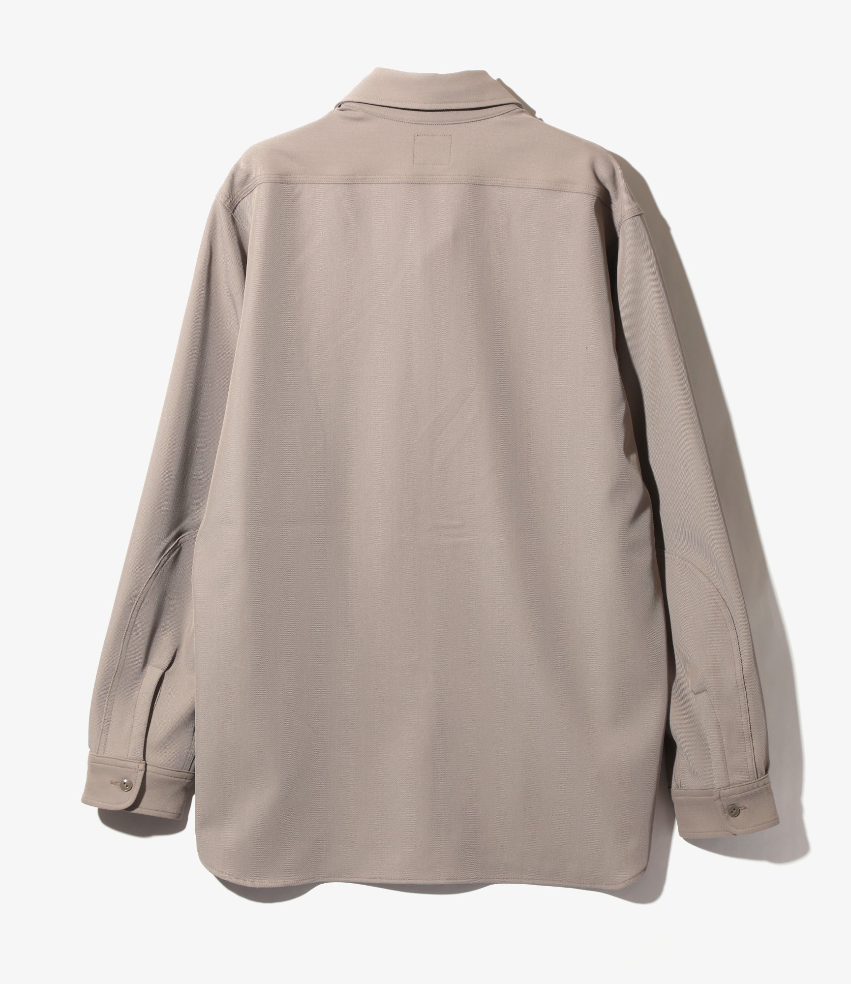 Work Shirt - Taupe - PE/R/PU Cavalry Twill