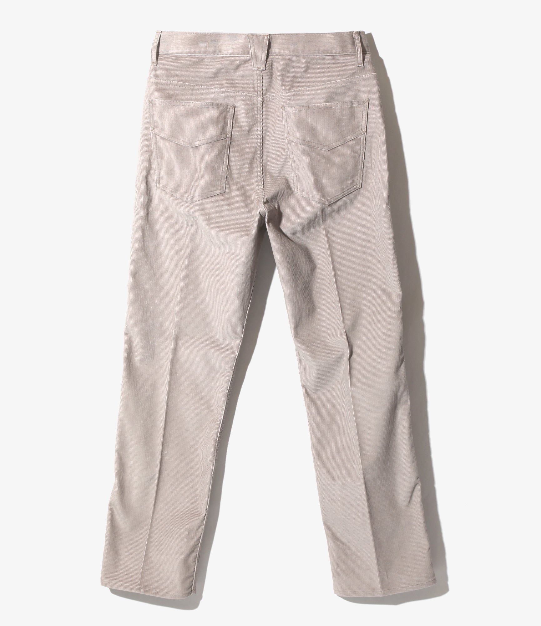 Straight Jean - Lt. Grey - C/PE 14W Corduroy