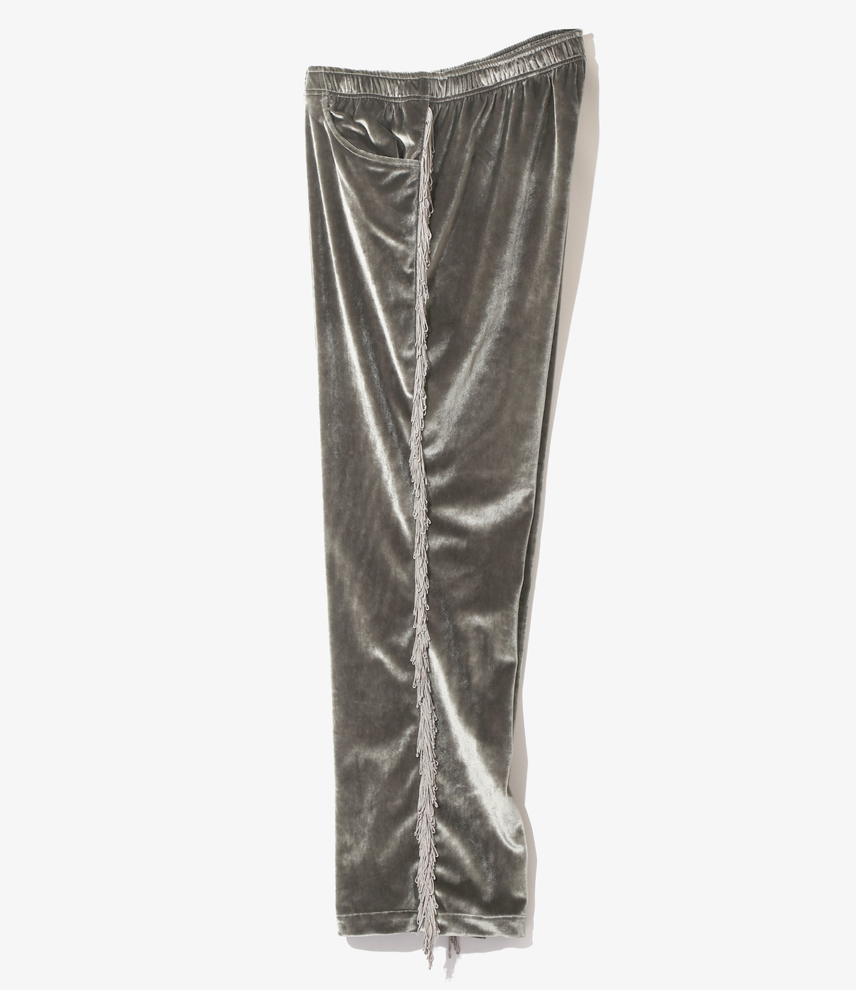 Fringe String Easy Pant - Charcoal - TA/PE Velour