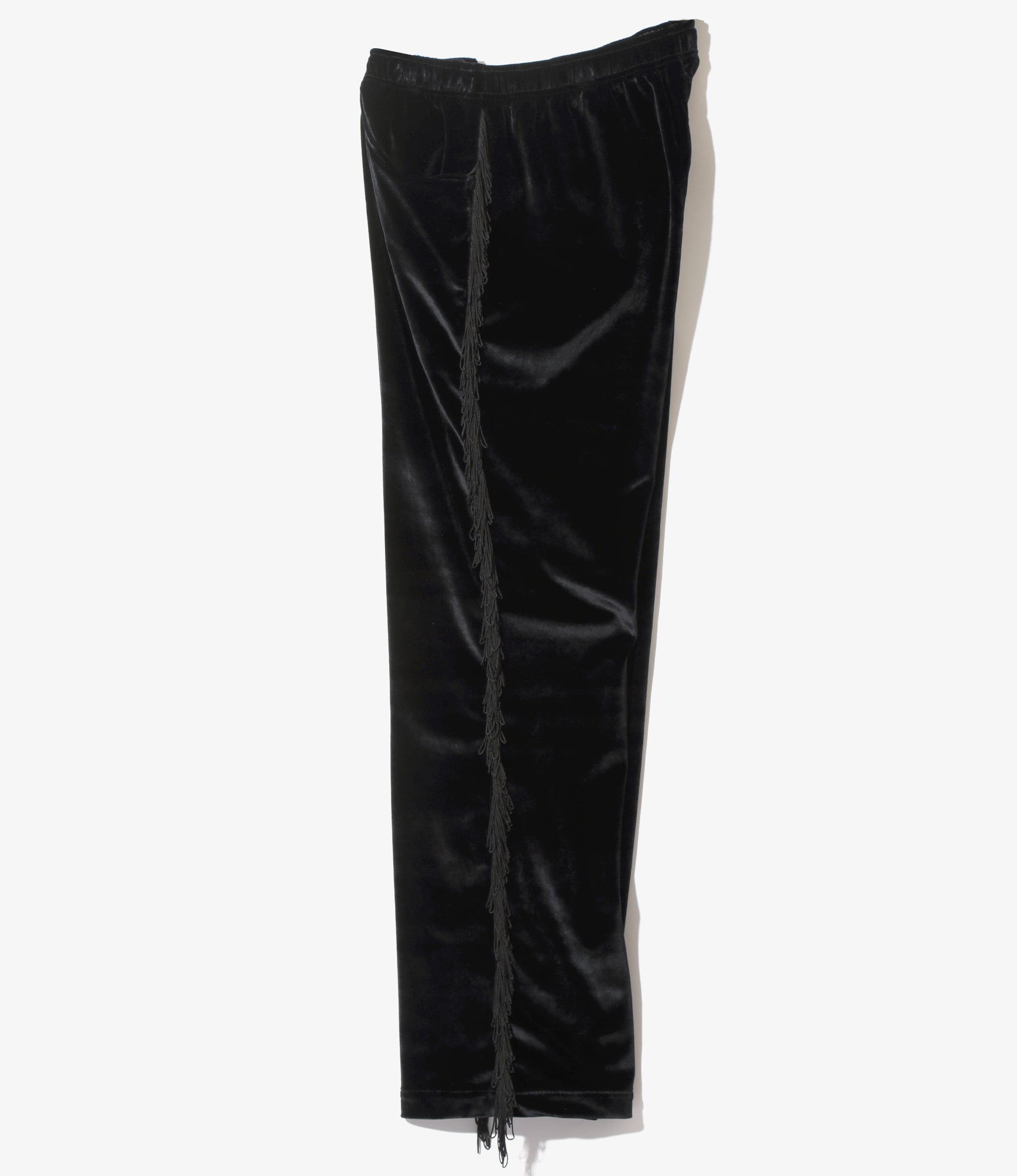 Fringe String Easy Pant - Black - TA/PE Velour