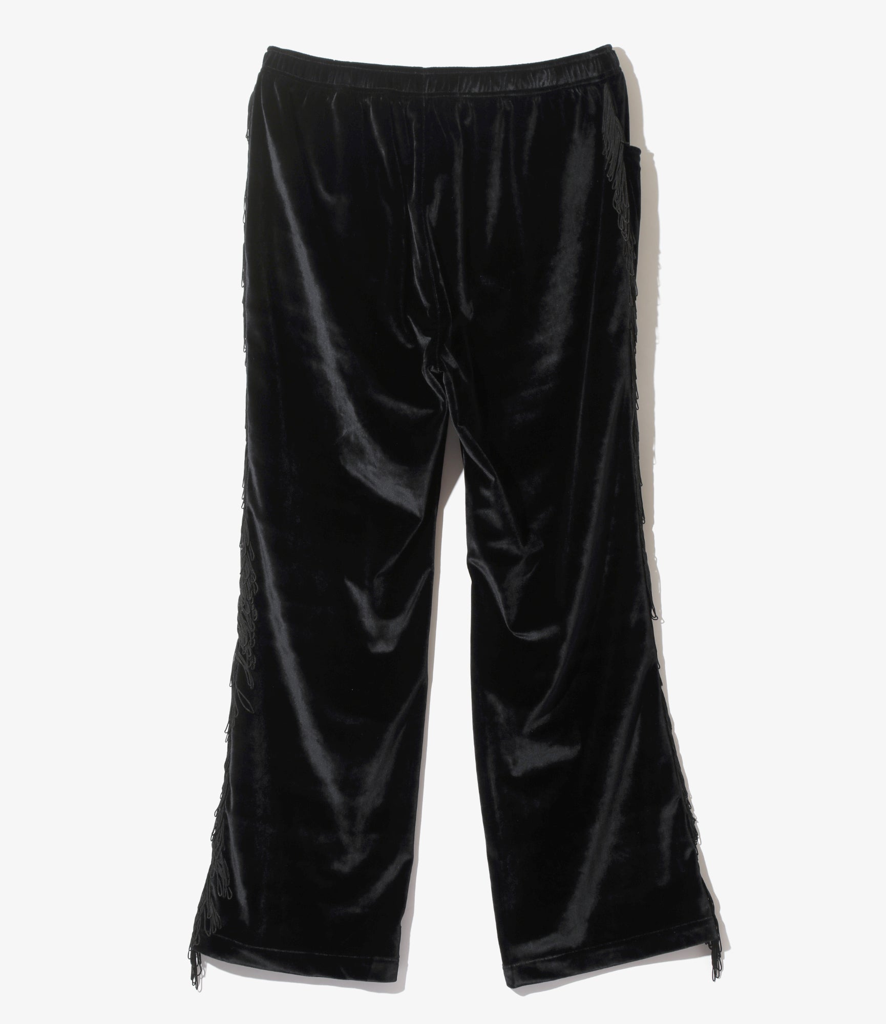 Fringe String Easy Pant - Black - TA/PE Velour