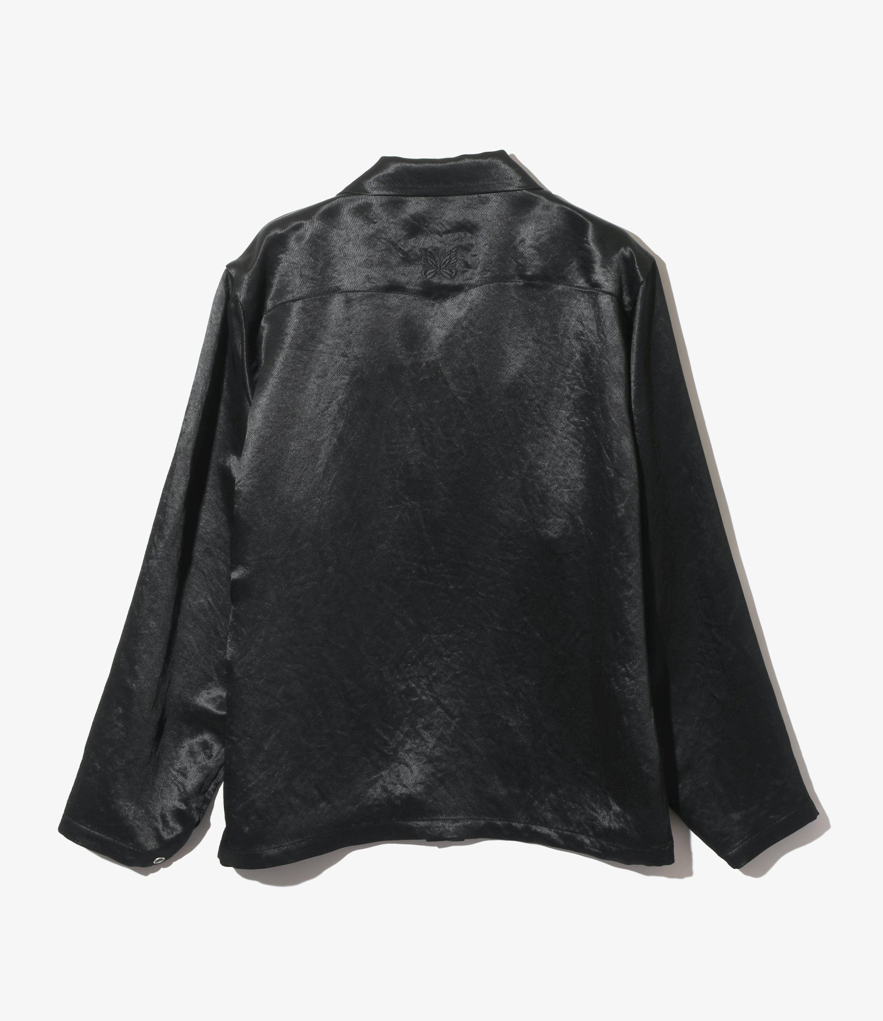 L/S Cowboy One-Up Shirt - Black - Acetate Sateen