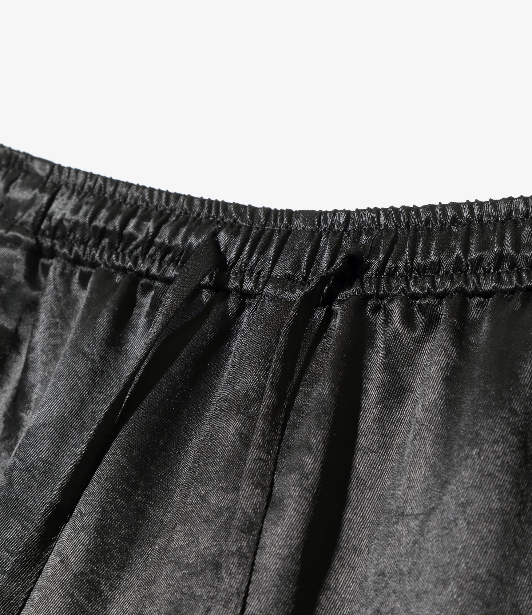 String Cowboy Pant - Black - Acetate Sateen