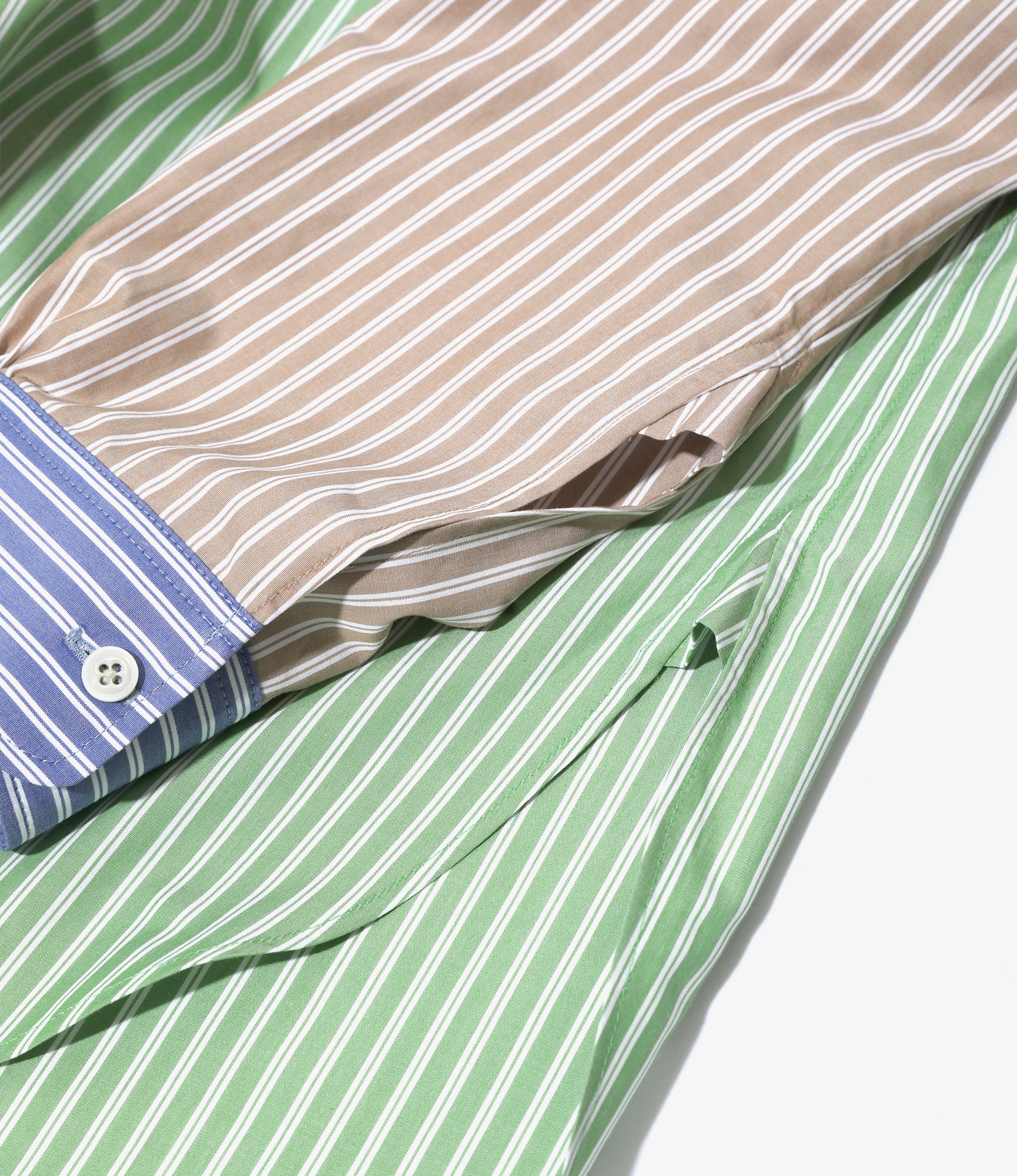 B.D. EDW Shirt - Crazy - Cotton Stripe Cloth / Crazy