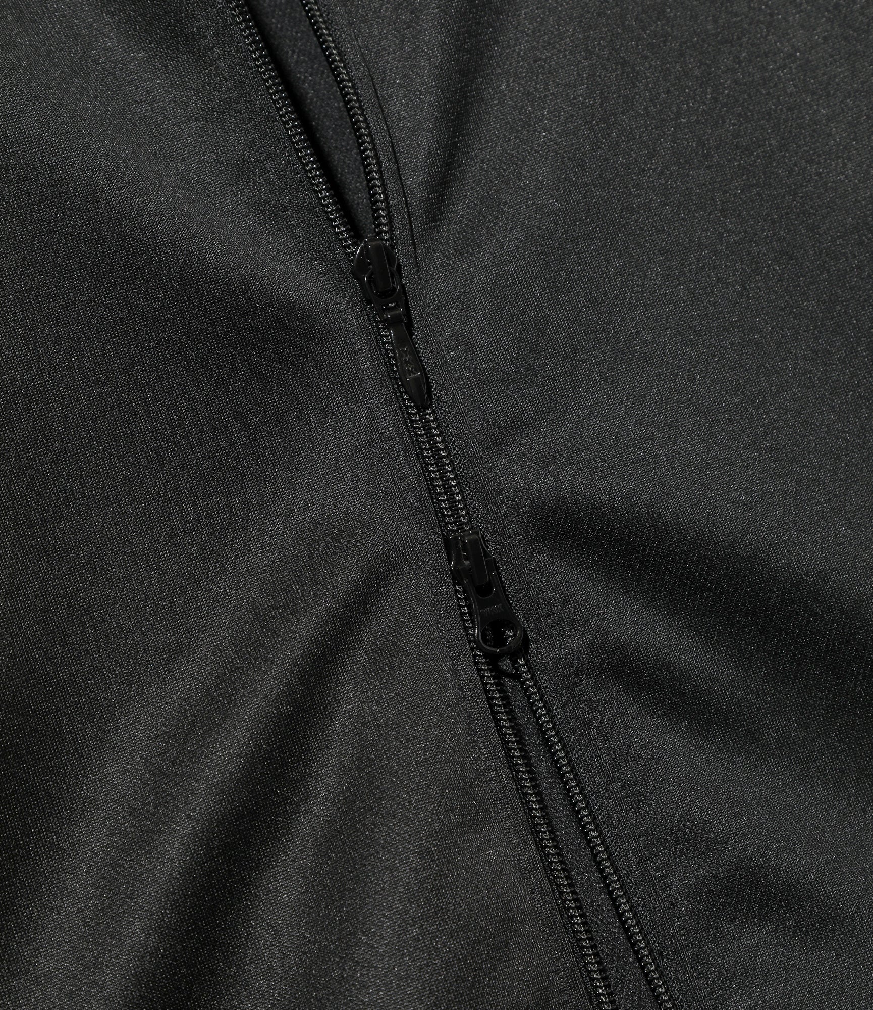 Track Jacket - Black - Poly Smooth