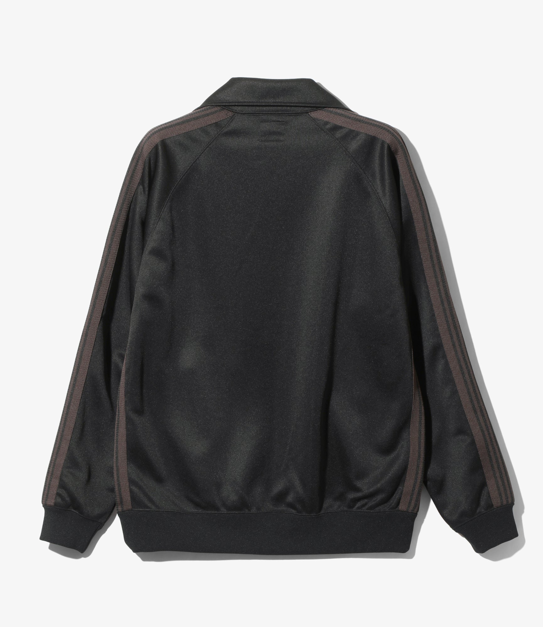 Track Jacket - Black - Poly Smooth