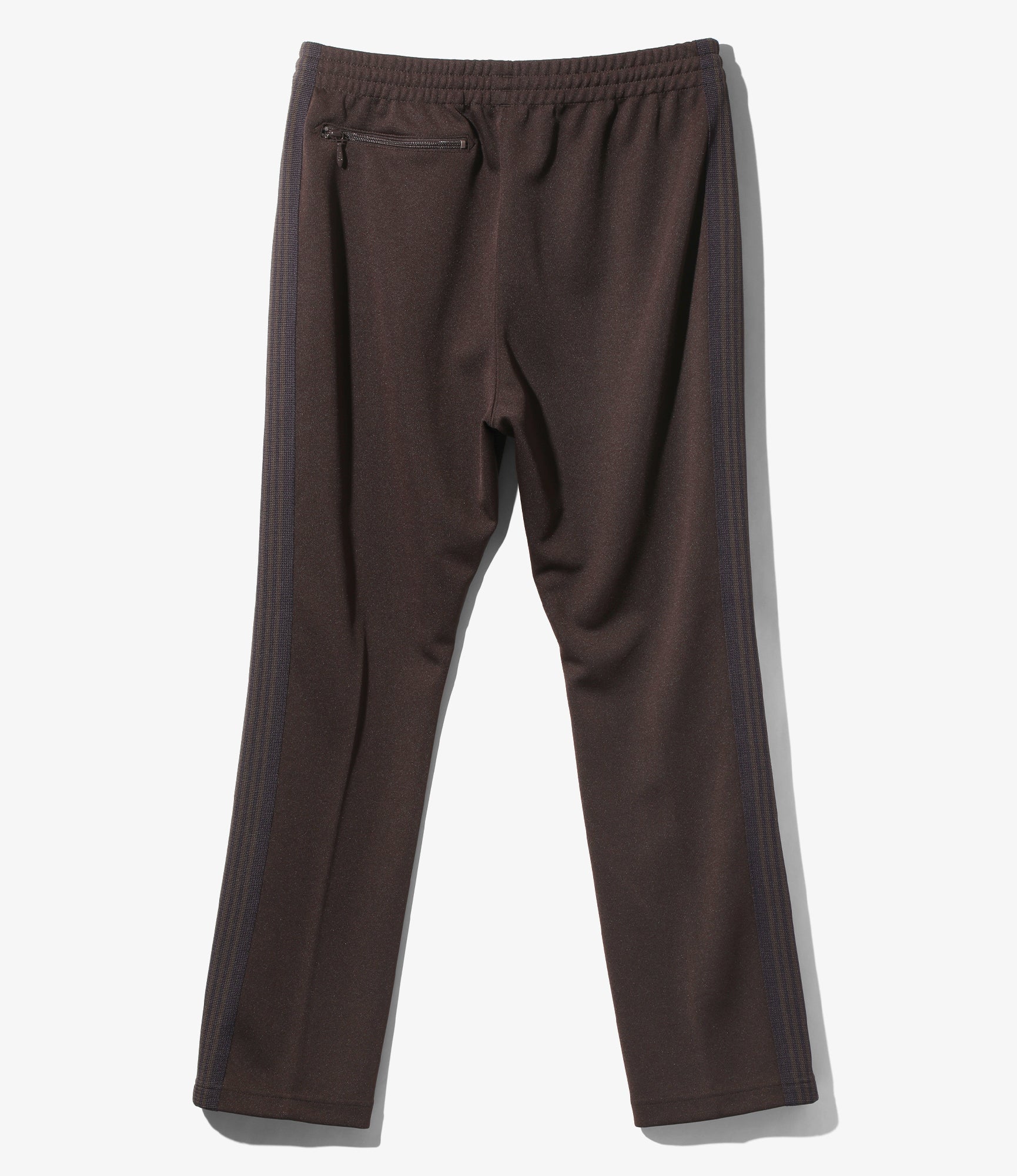 Narrow Track Pant - Dk. Brown - Poly Smooth