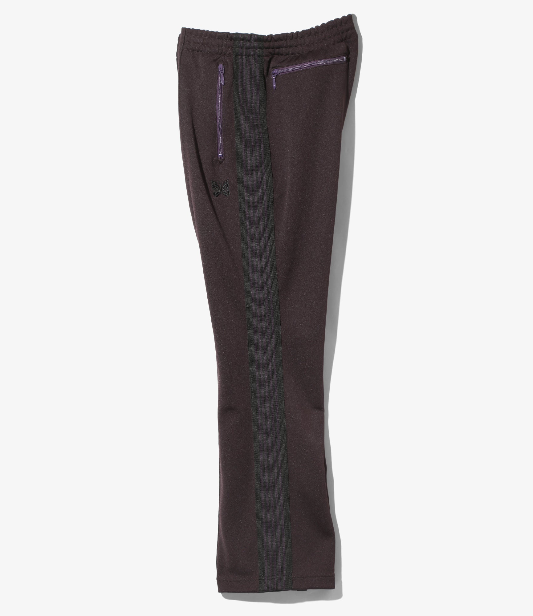 Boot-Cut Track Pant - Dk. Purple - Poly Smooth