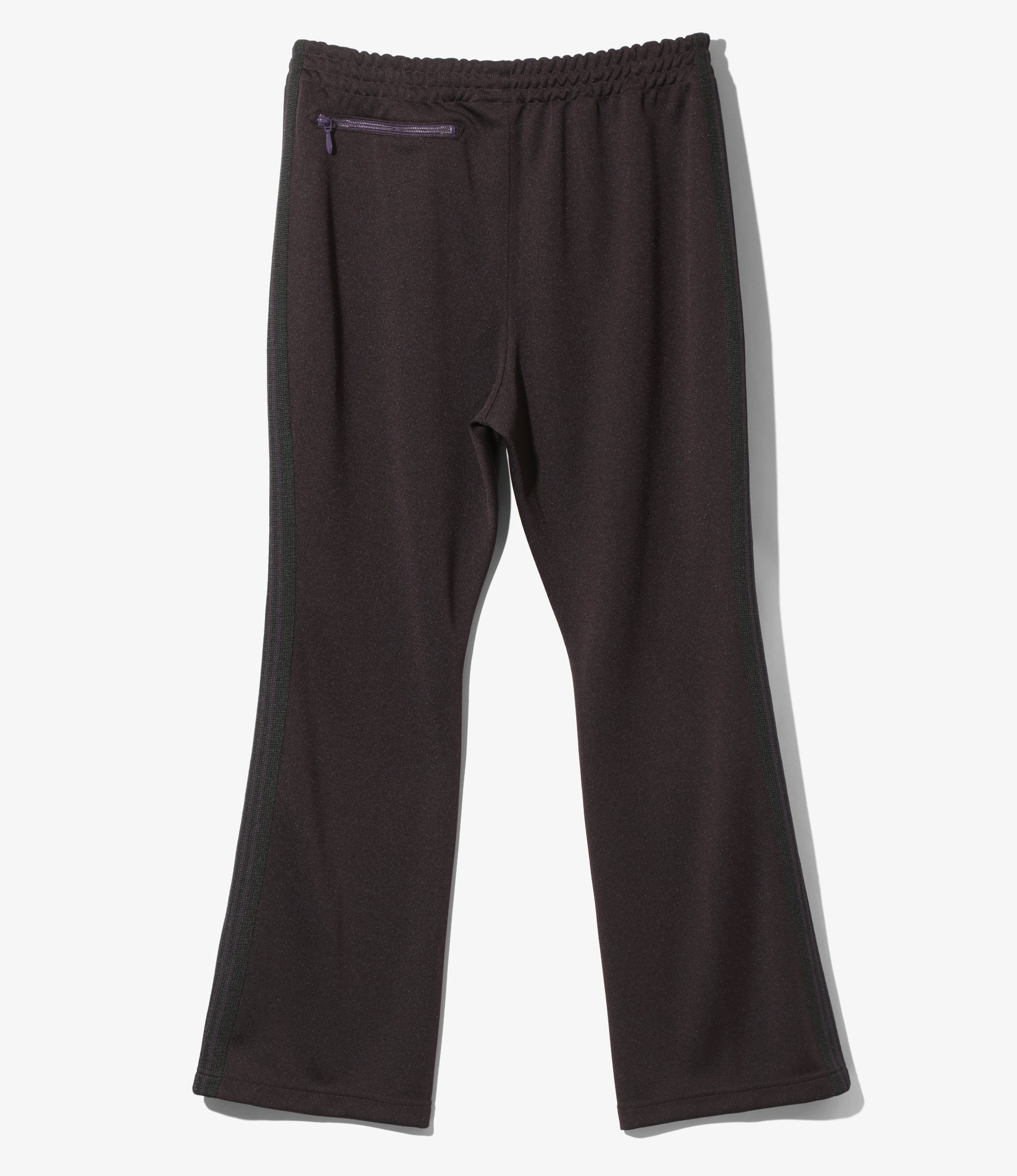 Boot-Cut Track Pant - Dk. Purple - Poly Smooth