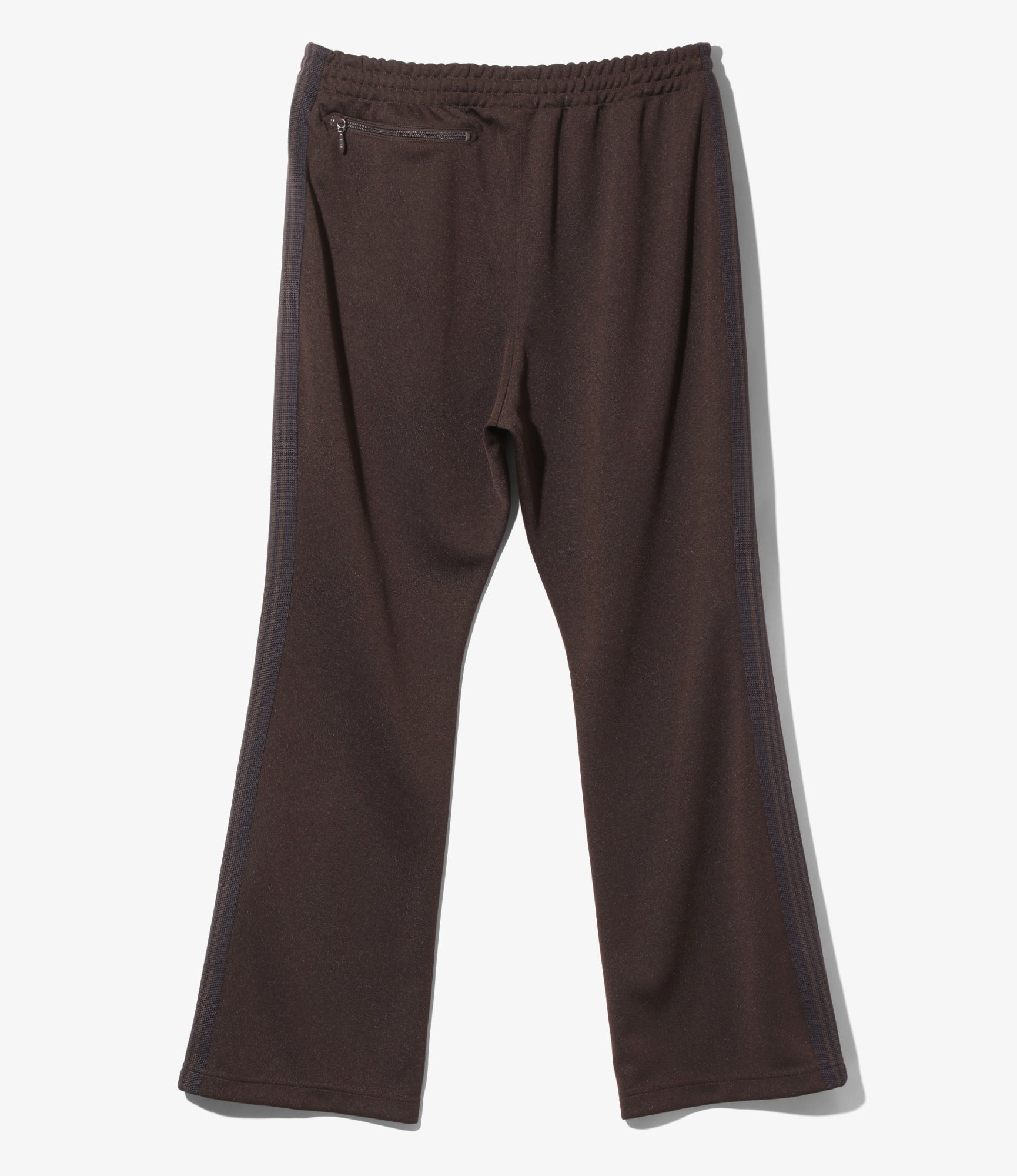 Boot-Cut Track Pant - Dk. Brown - Poly Smooth