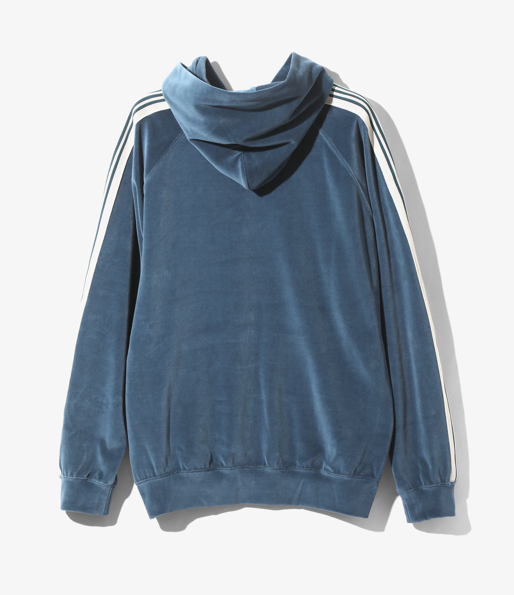 Track Hoody - Marine Blue - C/Pe Velour