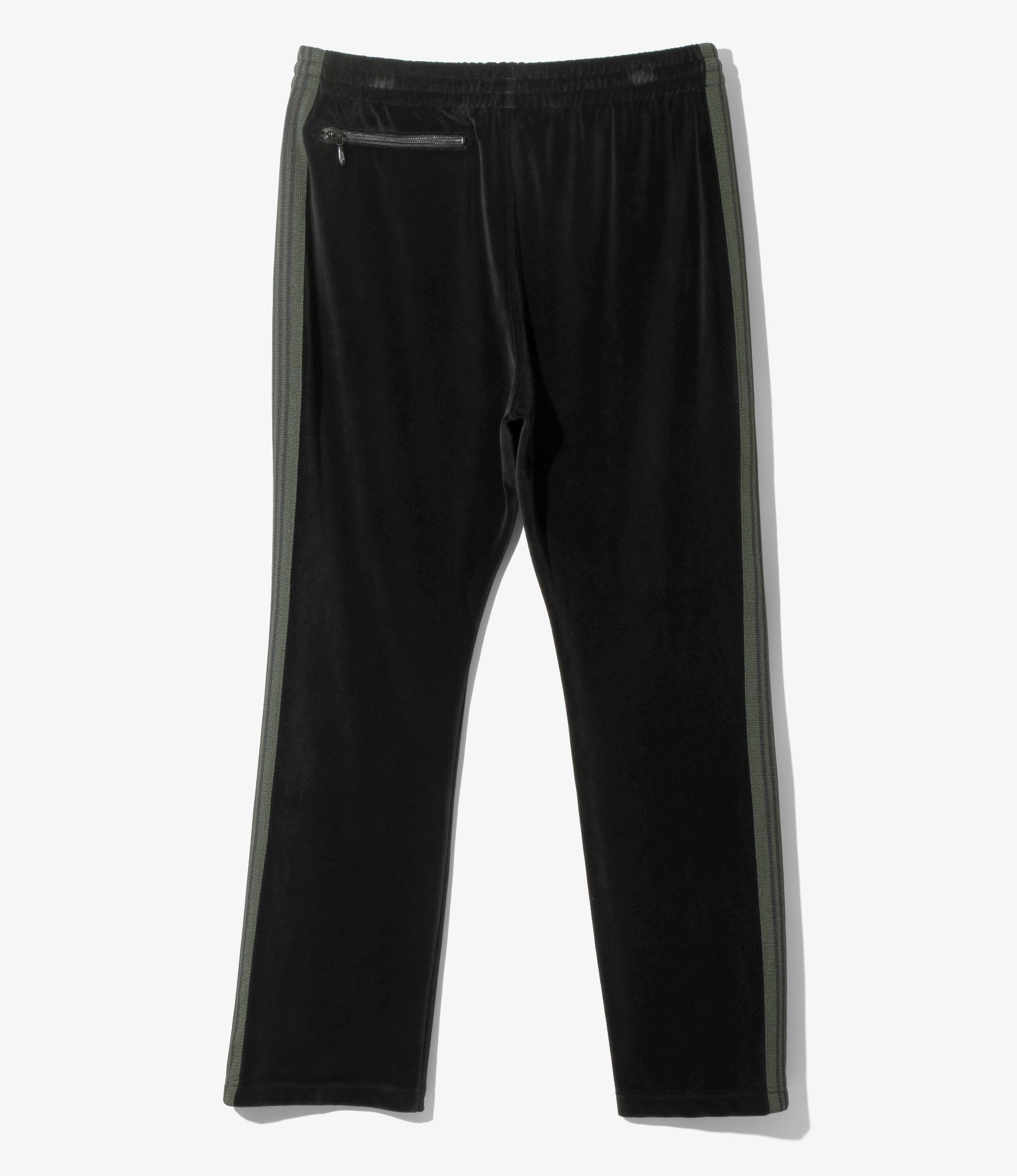 Narrow Track Pant - Black - C/Pe Velour