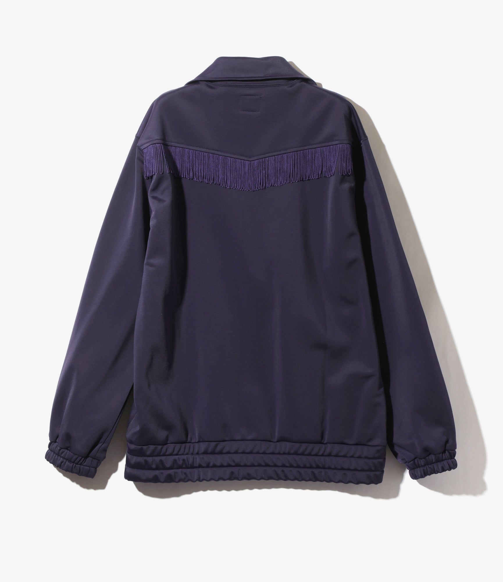 Fringe Track Jacket - Eggplant - PE/TA Bright Jersey