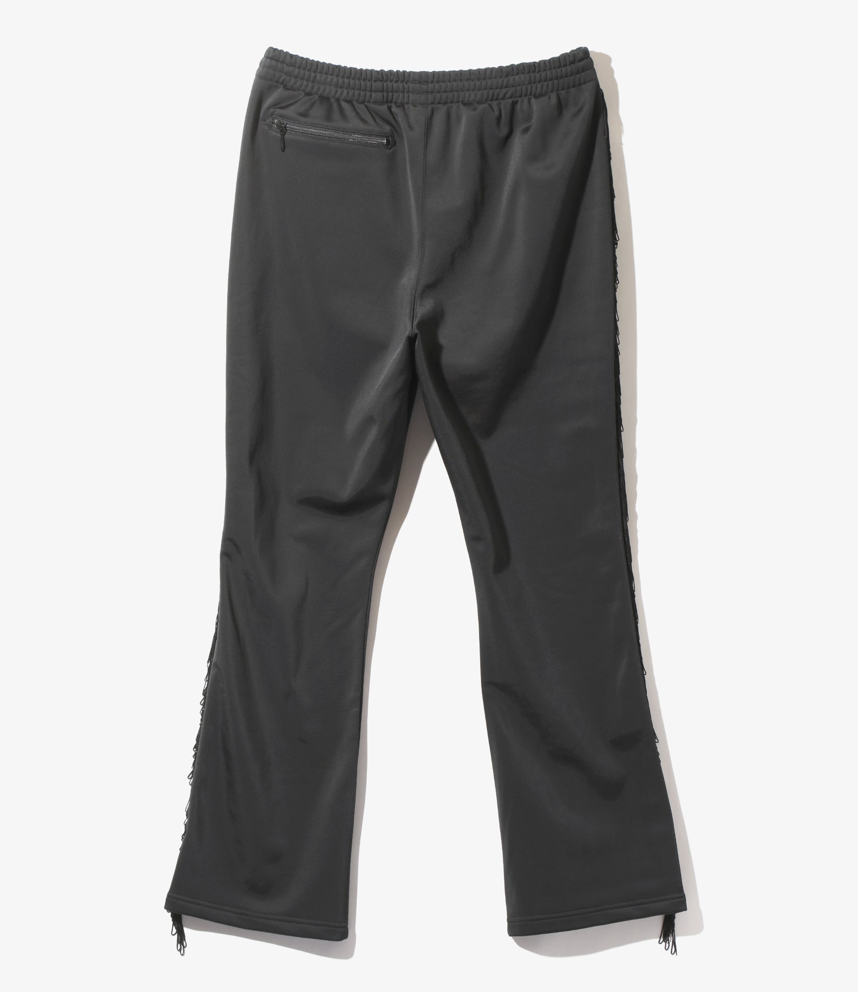 Fringe Boot-Cut Track Pant - Black - PE/TA Bright Jersey