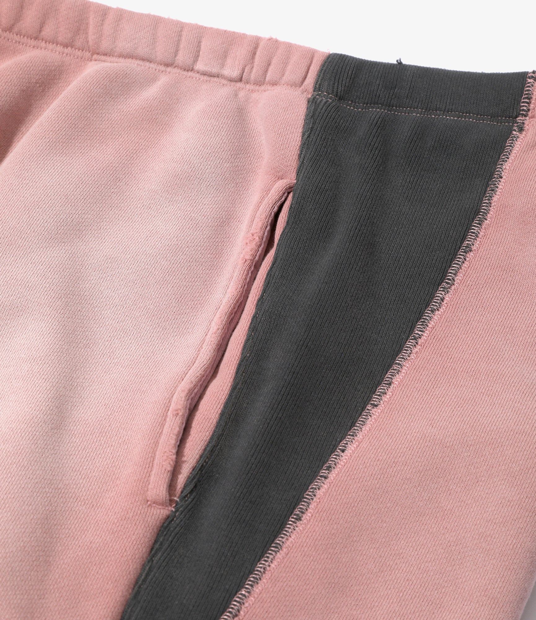 2-Tone String Sweat Pant - Rose - Cotton French Terry