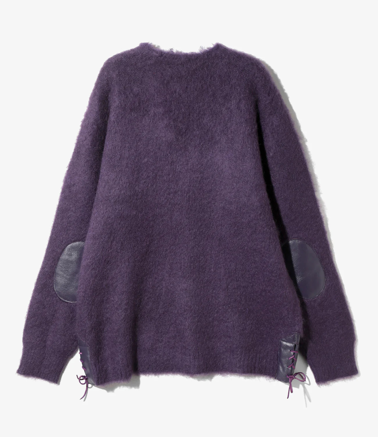 EP Mohair Cardigan - Purple - Solid