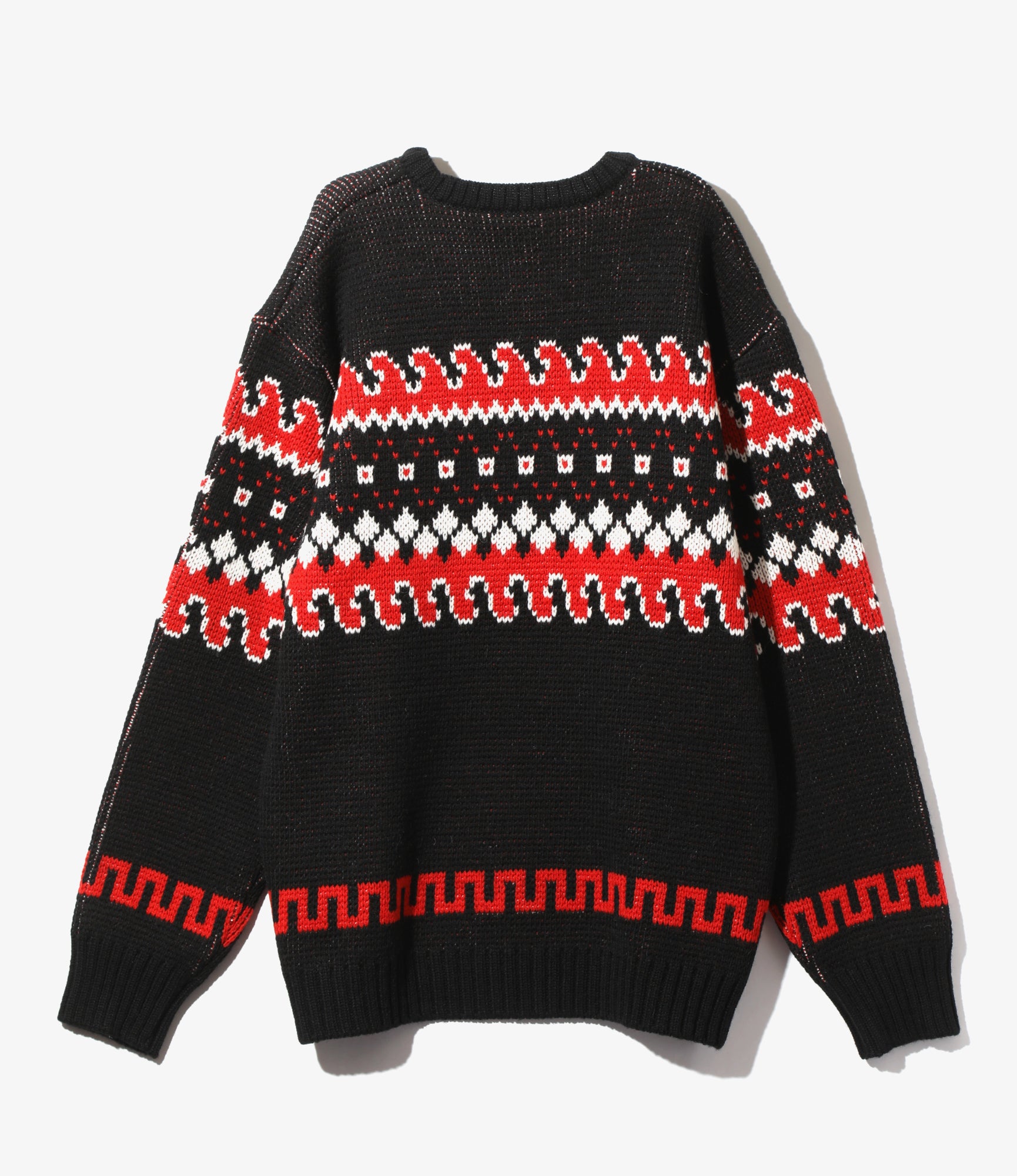 Crew Neck Sweater - Black - Tirolian