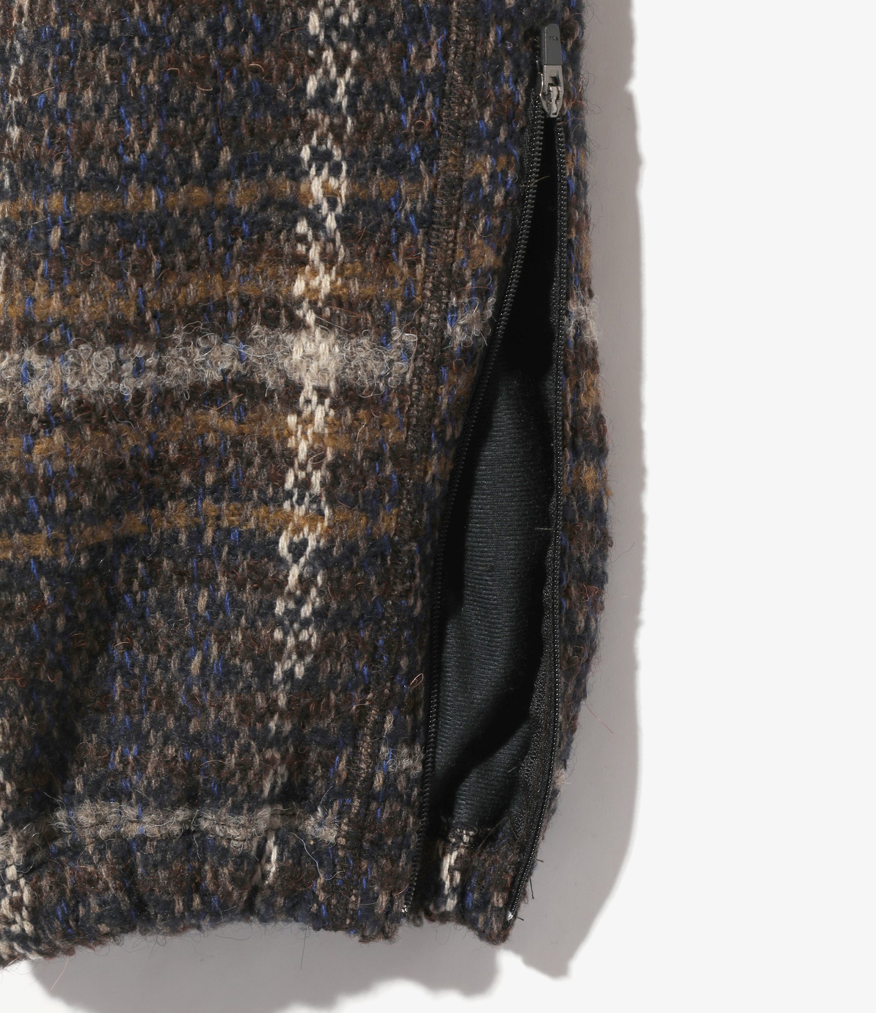 Zipped W.U. Pant - Navy/Brown/Mocha - W/PE/PC/AP/N Plaid Tweed