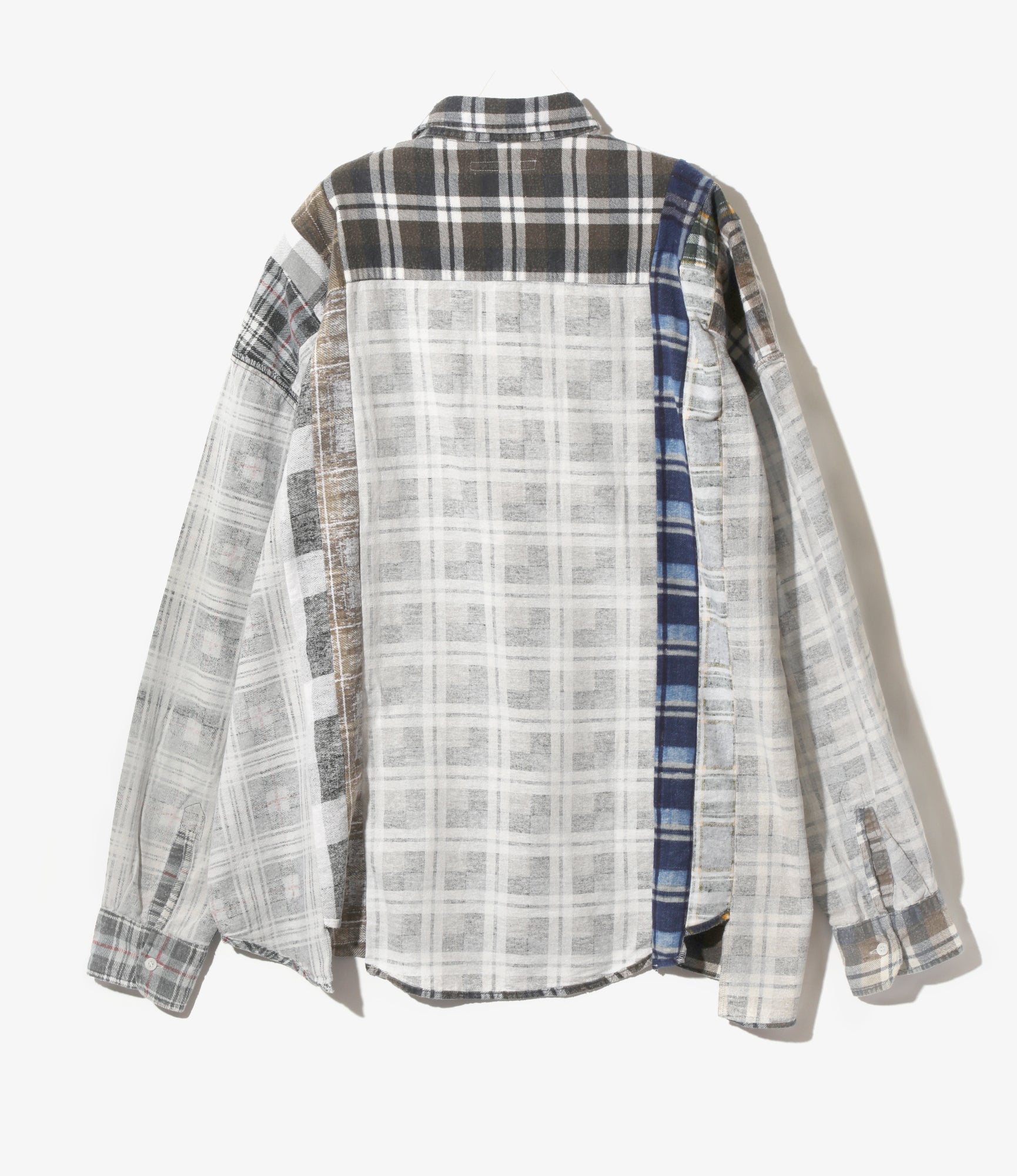 Rebuild Flannel Shirt -> I.O. Flannel Shirt ->7 Cuts Wide Shirt - Assorted