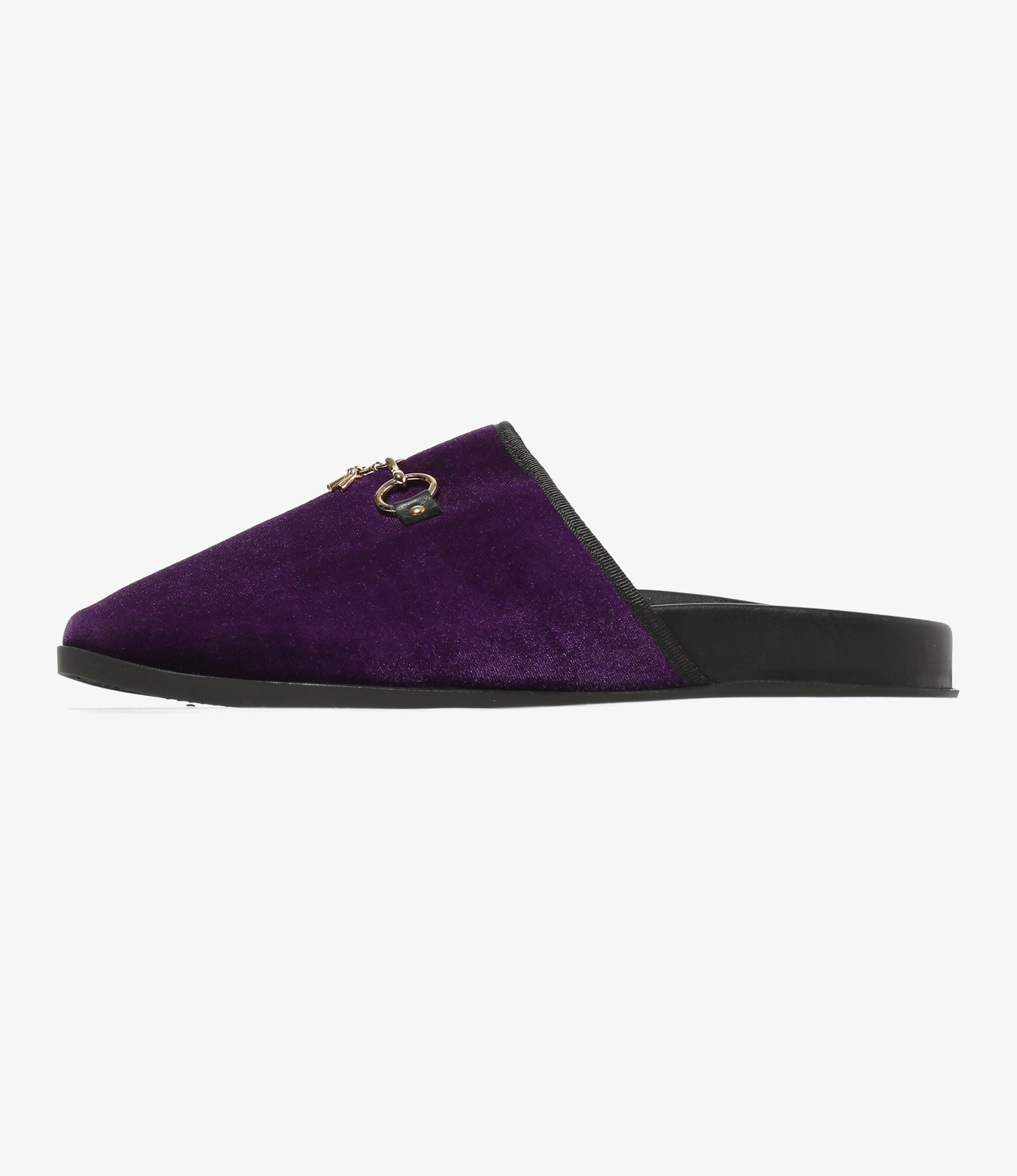 Bit Tassel Velvet Slip-In - Purple