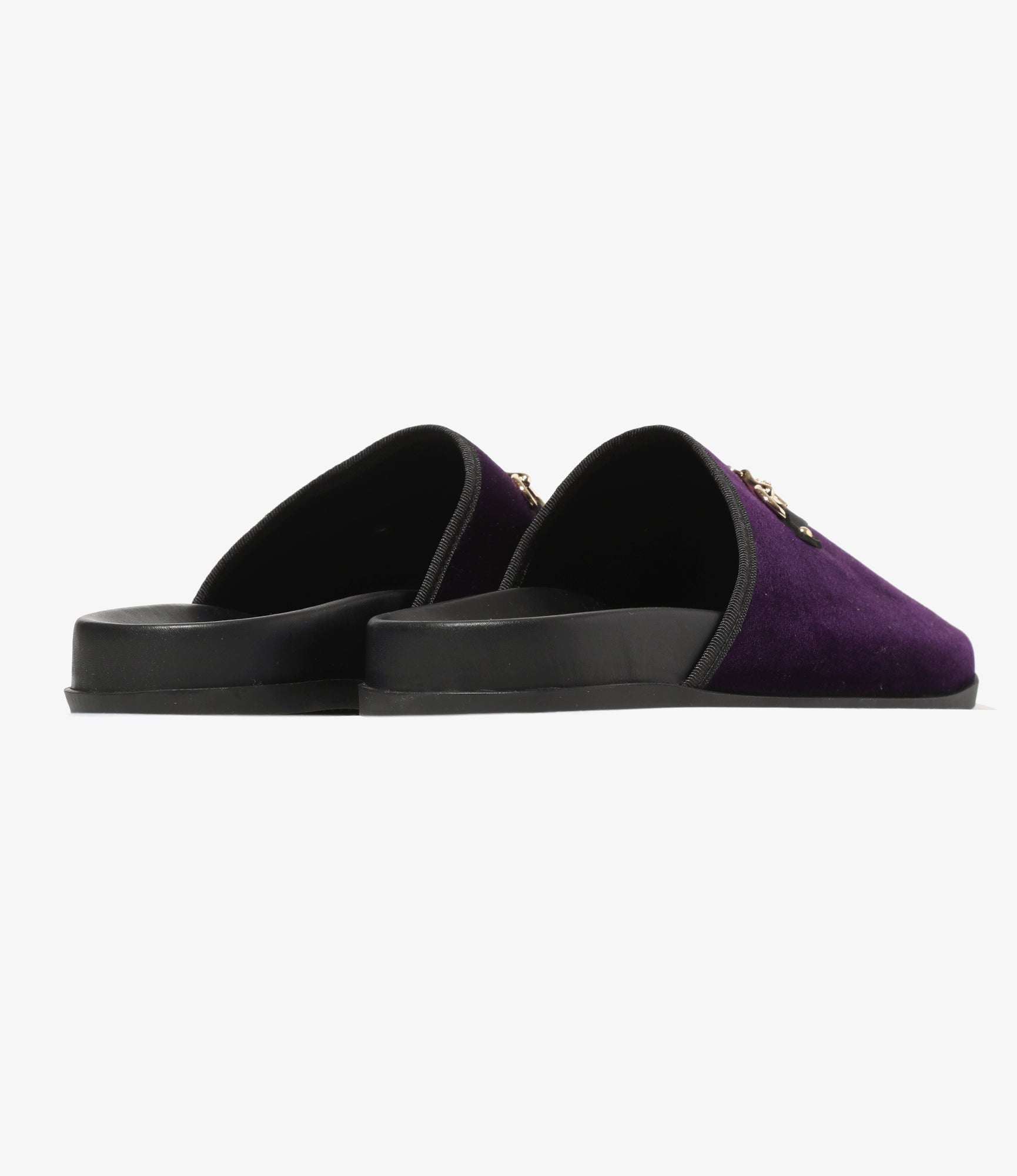 Bit Tassel Velvet Slip-In - Purple