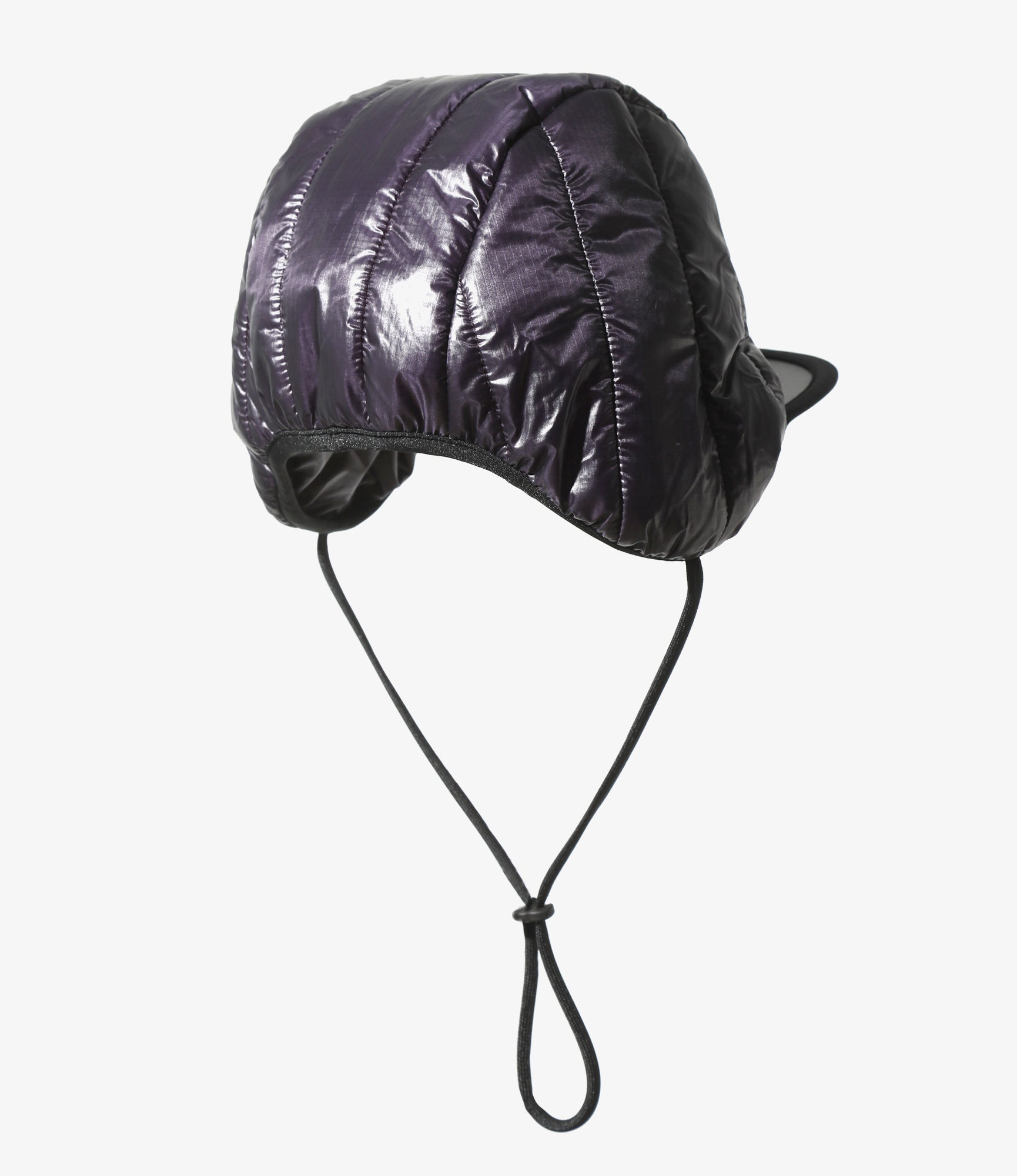 Quilted Cap - Purple - Nylon Ripstop