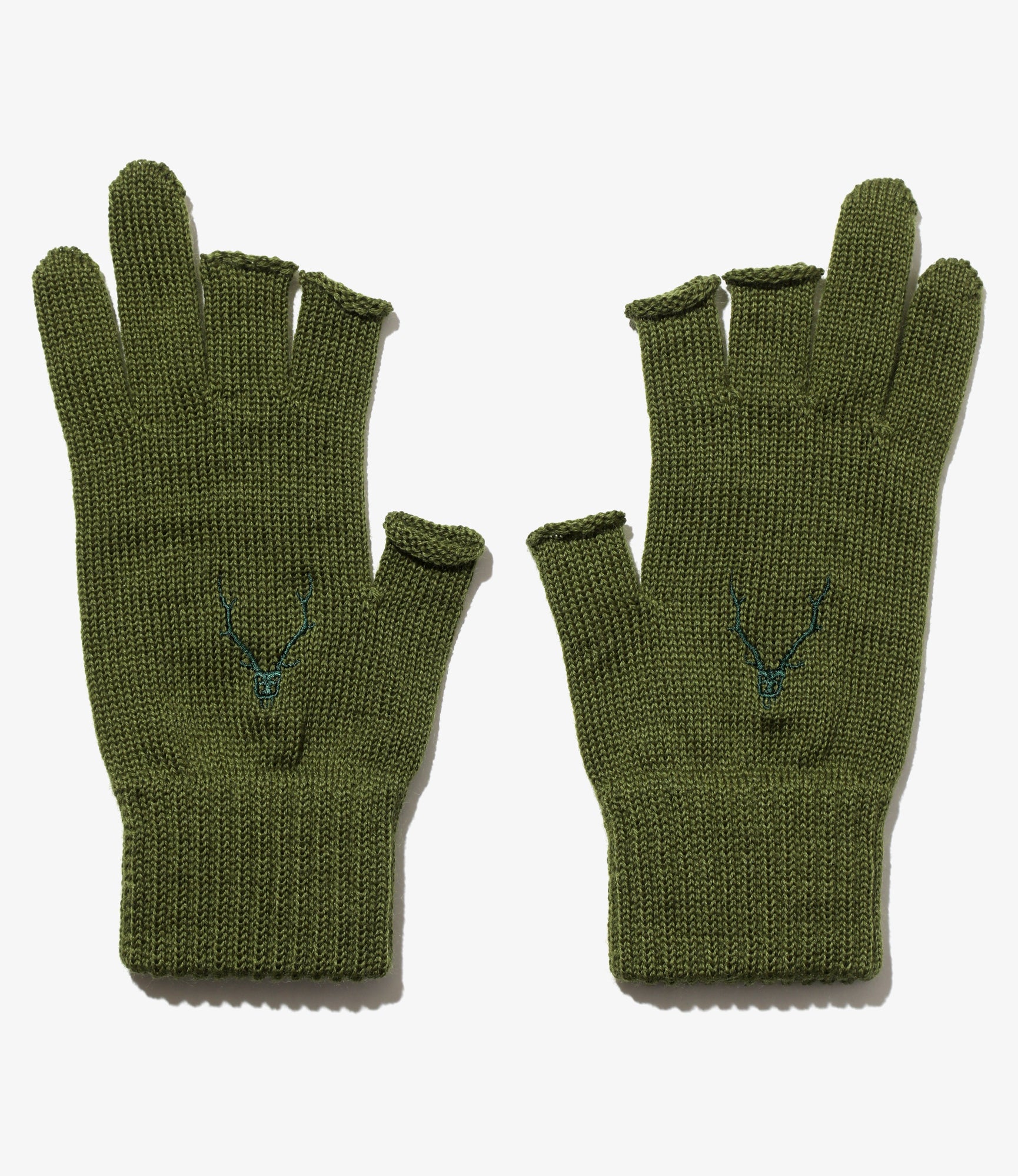 Glove - Olive - W/A Knit