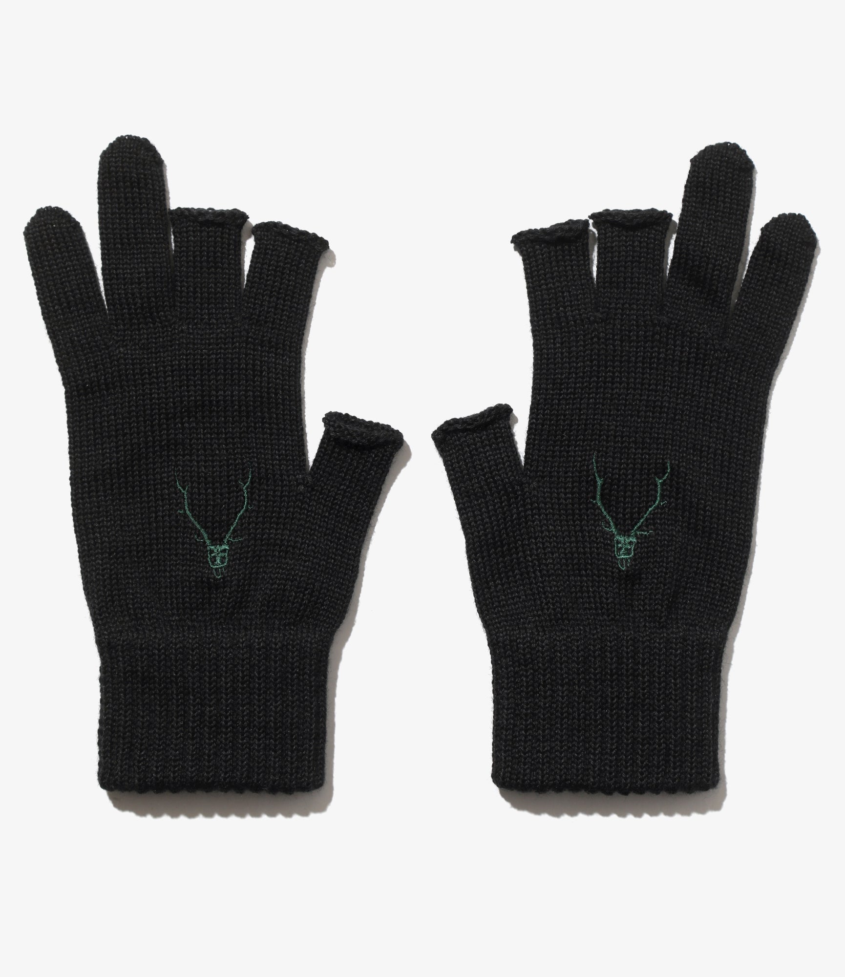 Glove - Black - W/A Knit