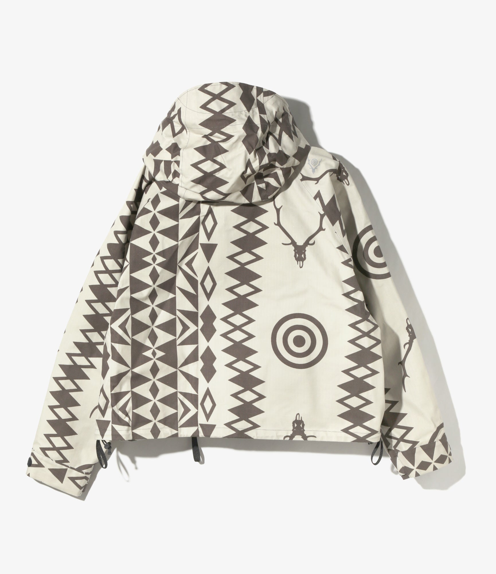 River Trek Jacket - Native Skull & Target - Cotton Ripstop / 3 Layer