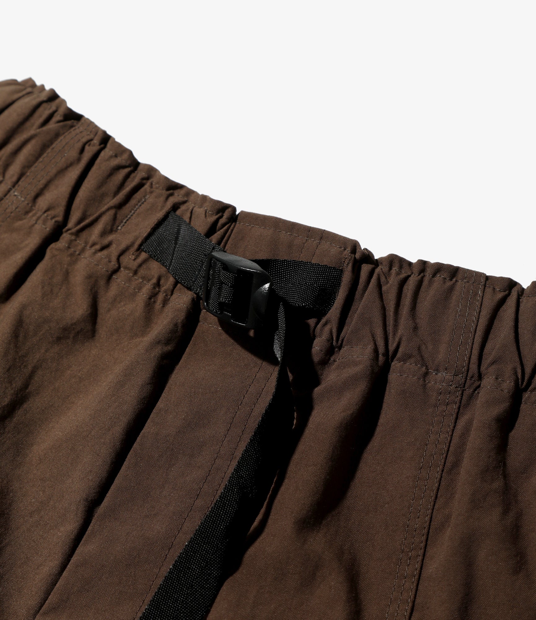 Belted C.S. Pant - Brown - Nylon Oxford