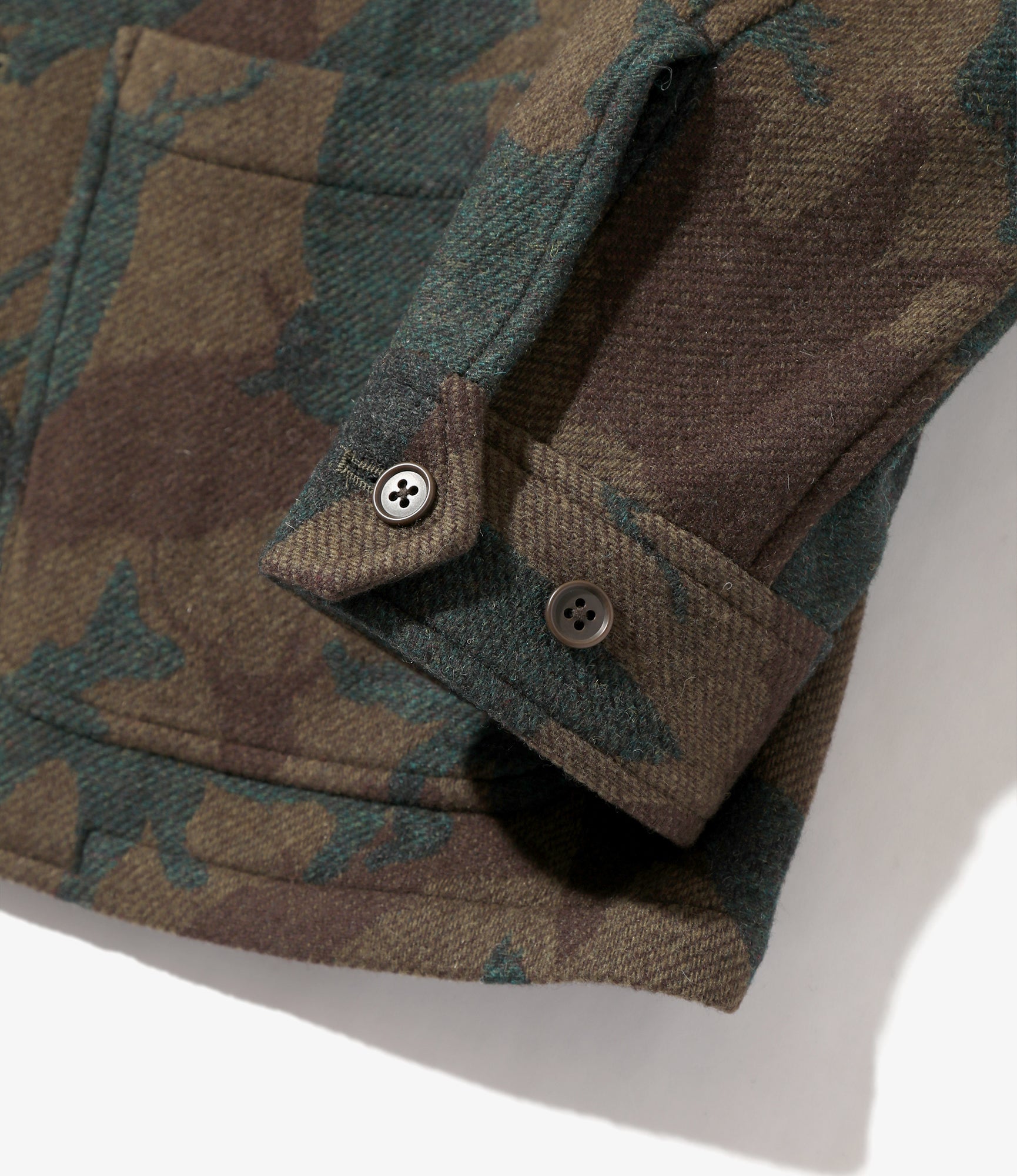 Pen Jacket - Olive/Brown - W/N Animal Camo Jq.