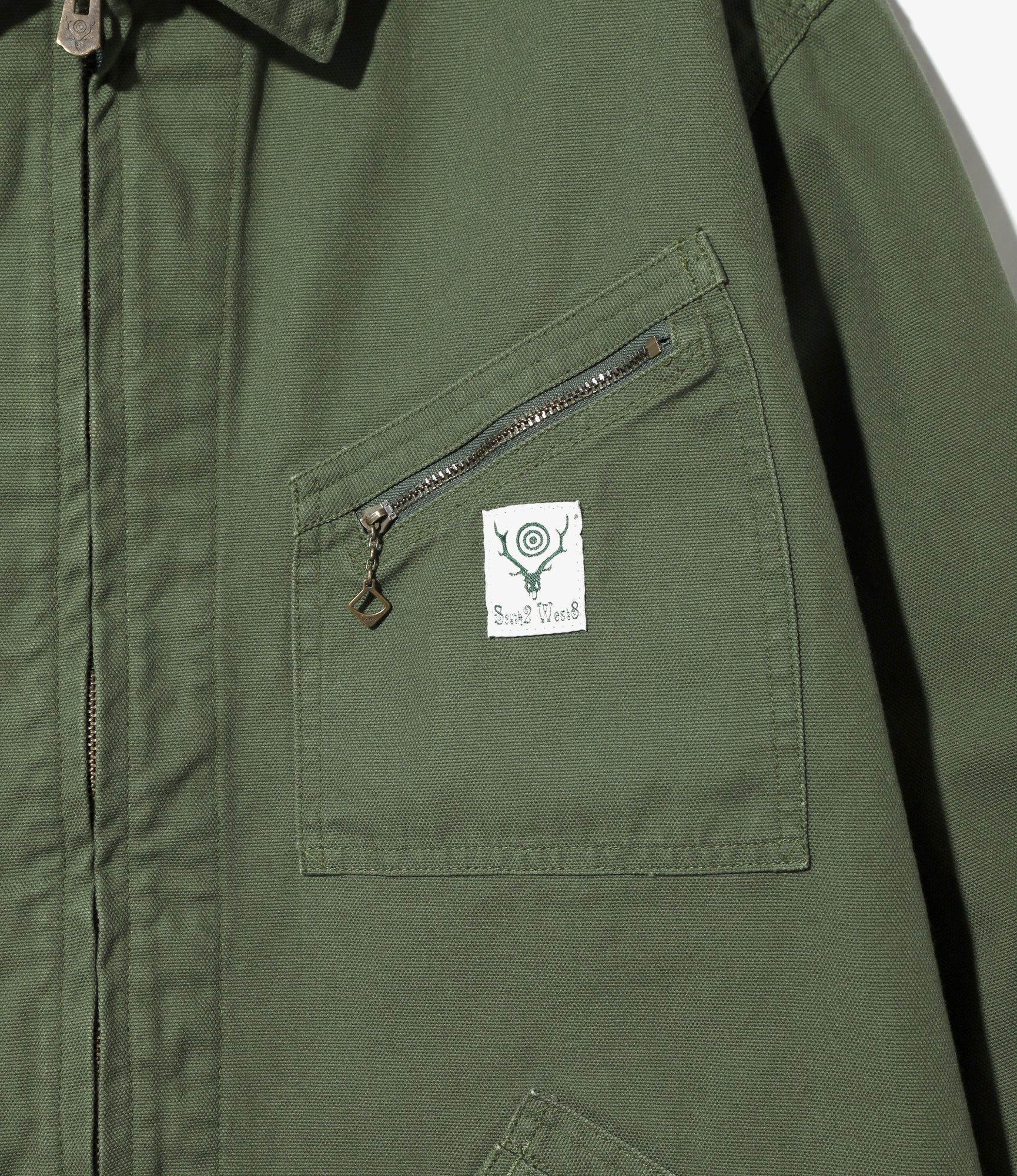 Work Jacket - Moss Green - 11.5oz Cotton Canvas