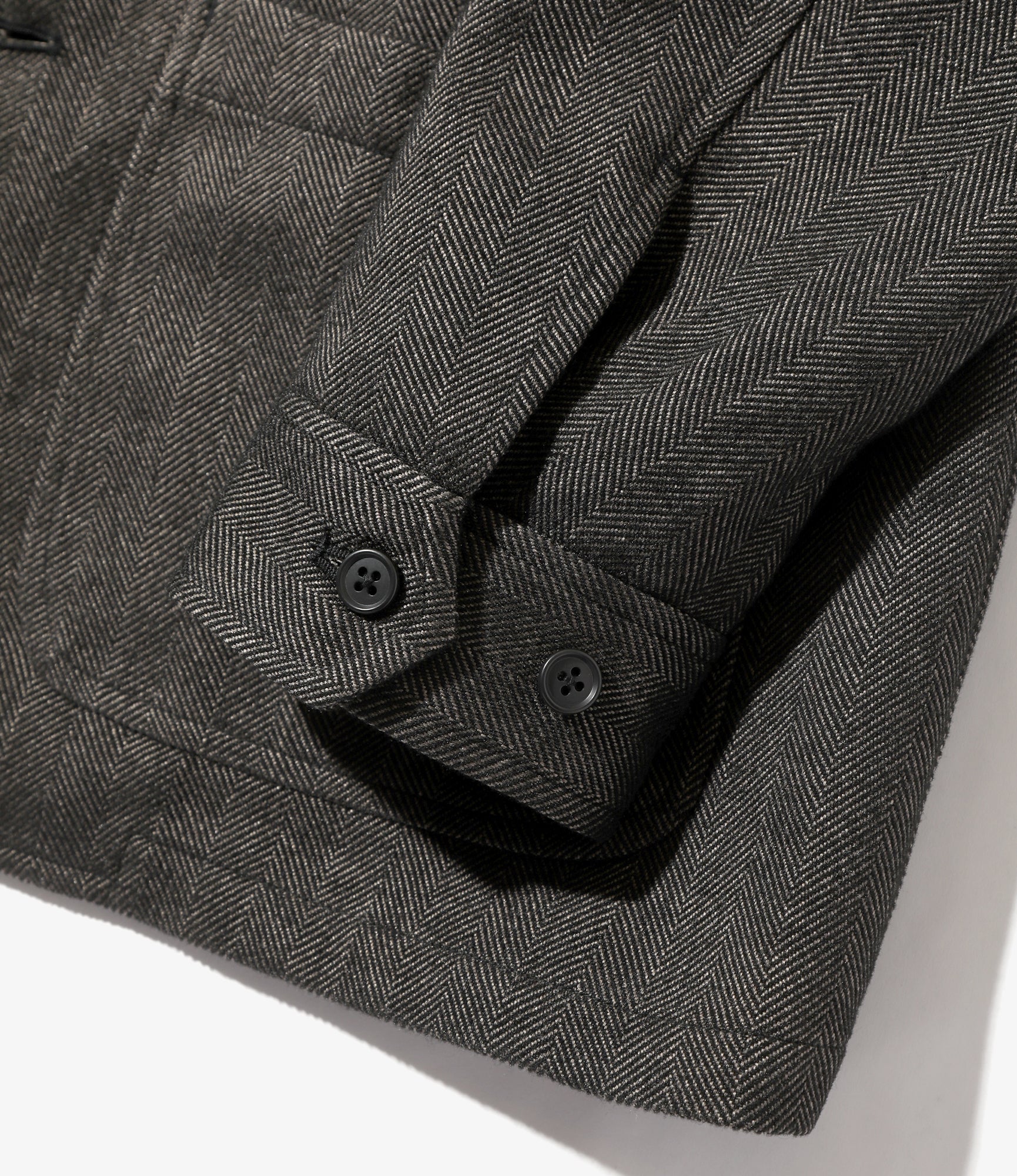 Pen Jacket - Grey - Poly Herringbone