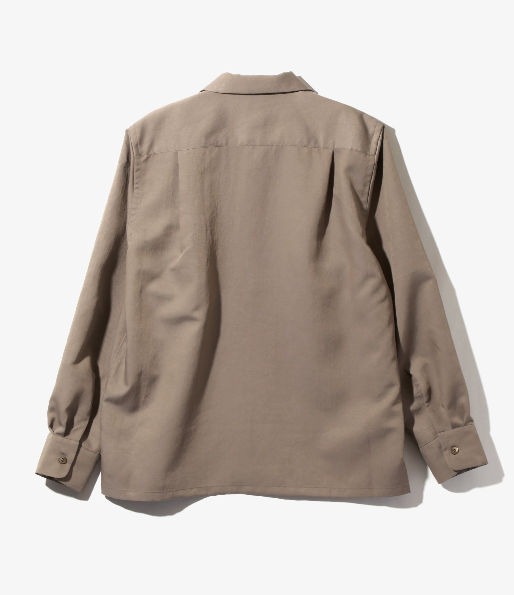 One-Up Shirt - Taupe - Poly Twill