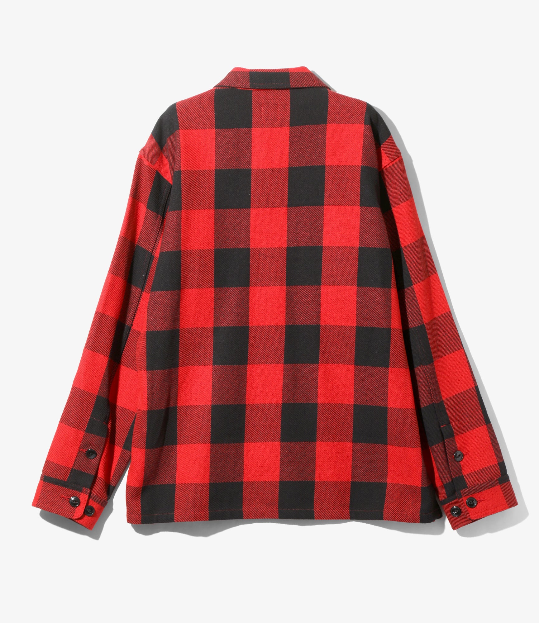 Smokey Shirt - Red - Cotton Buffalo Plaid Twill