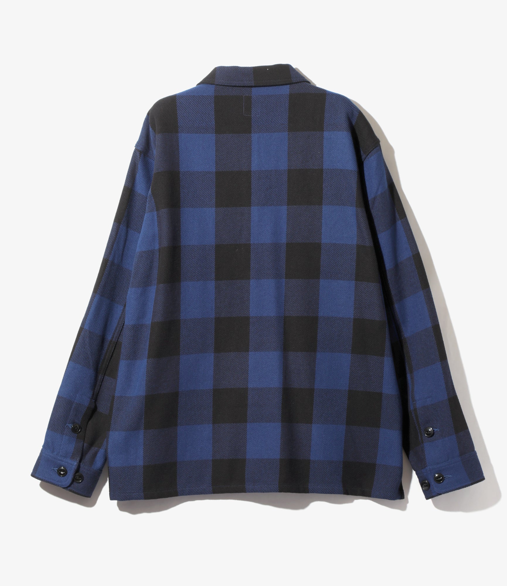 Smokey Shirt - Blue - Cotton Buffalo Plaid Twill