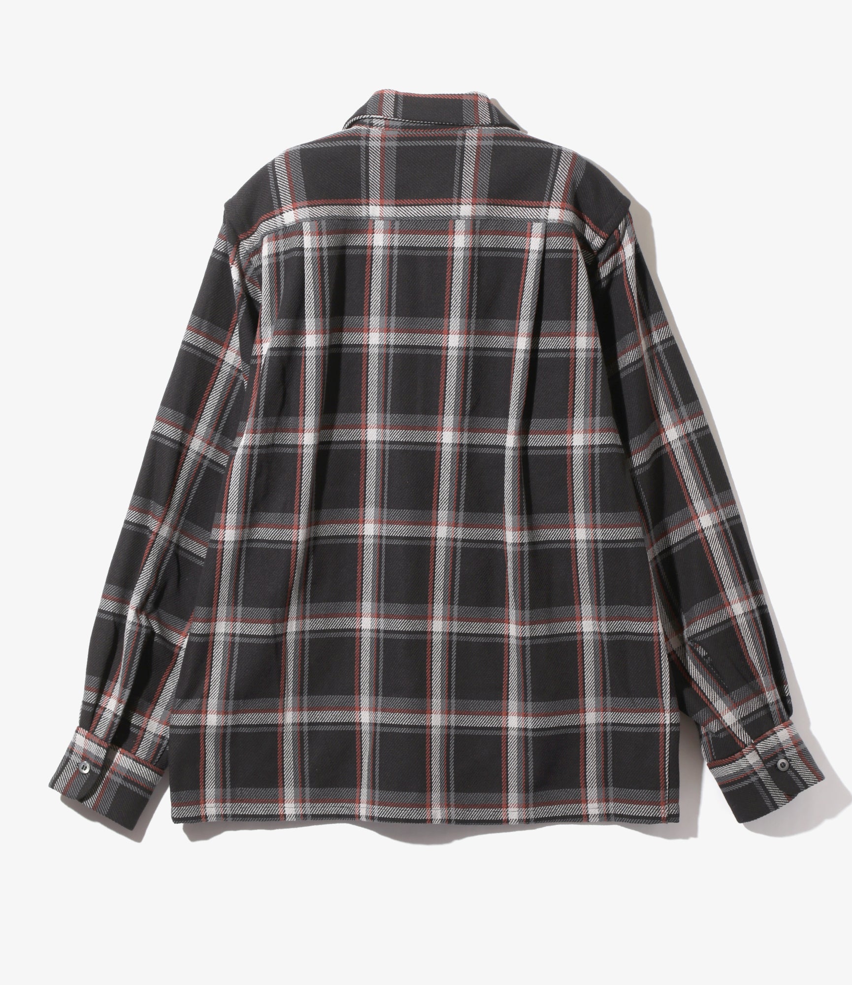 6-Pocket Classic Shirt - Black - Cotton Plaid Twill