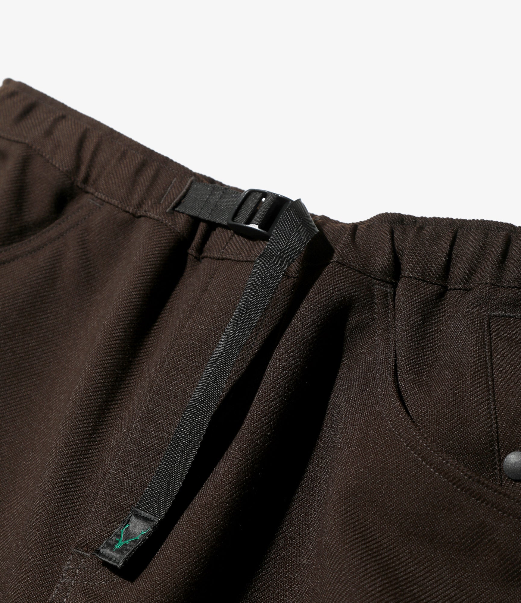 Belted O.P.P. Pant - Brown - Poly Twill