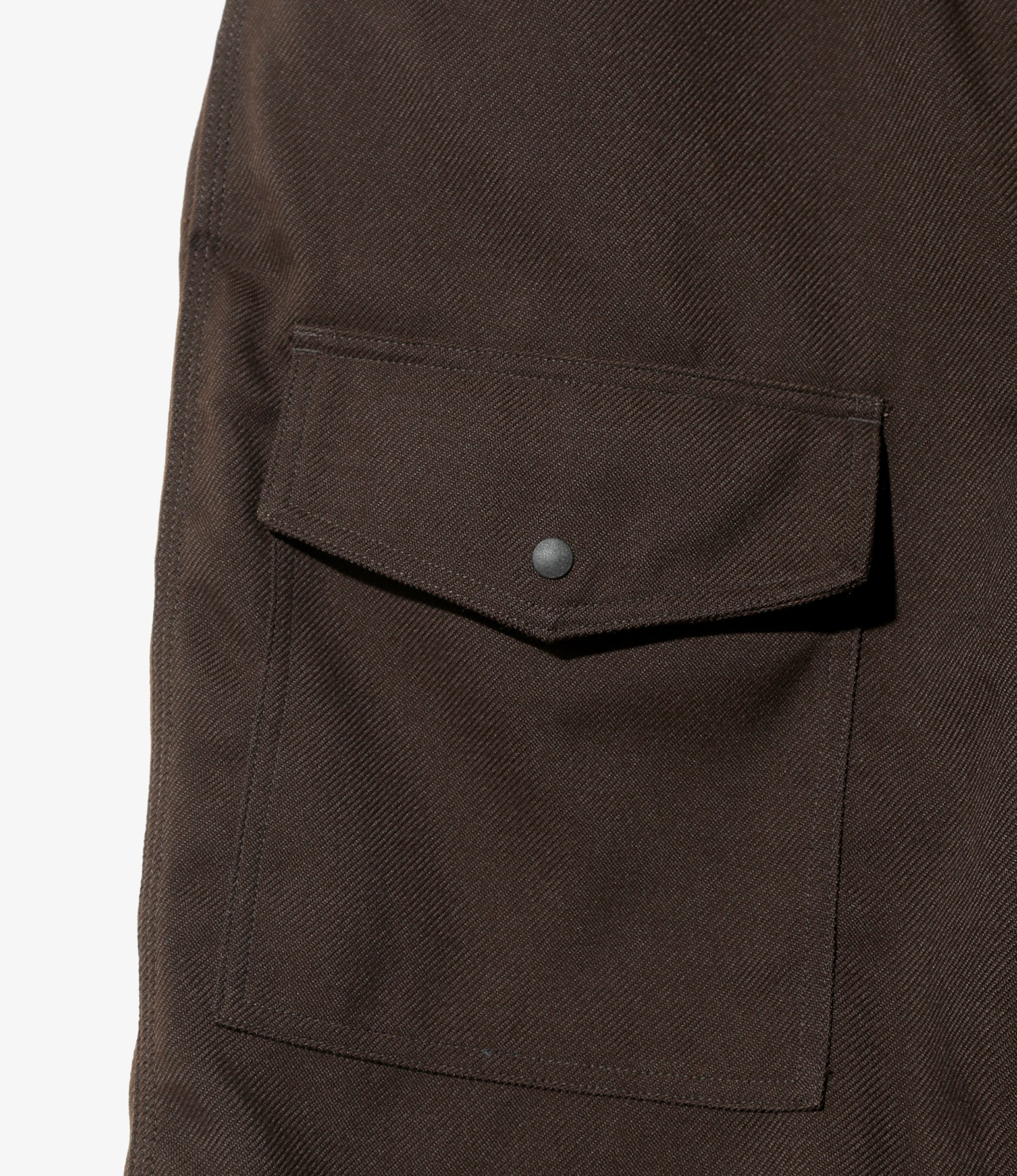 Belted O.P.P. Pant - Brown - Poly Twill