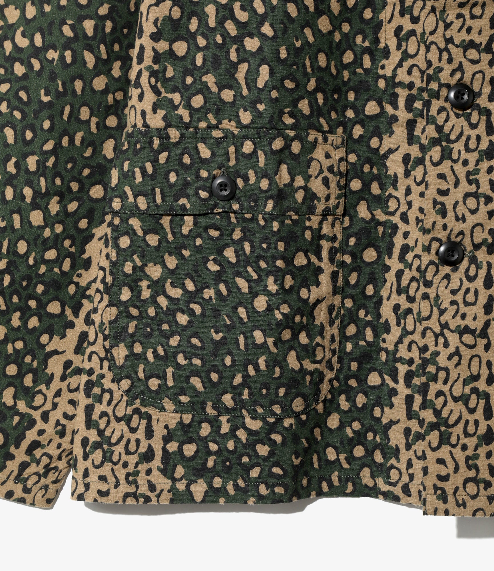 Hunting Shirt - Leopard - Flannel Cloth / Printed