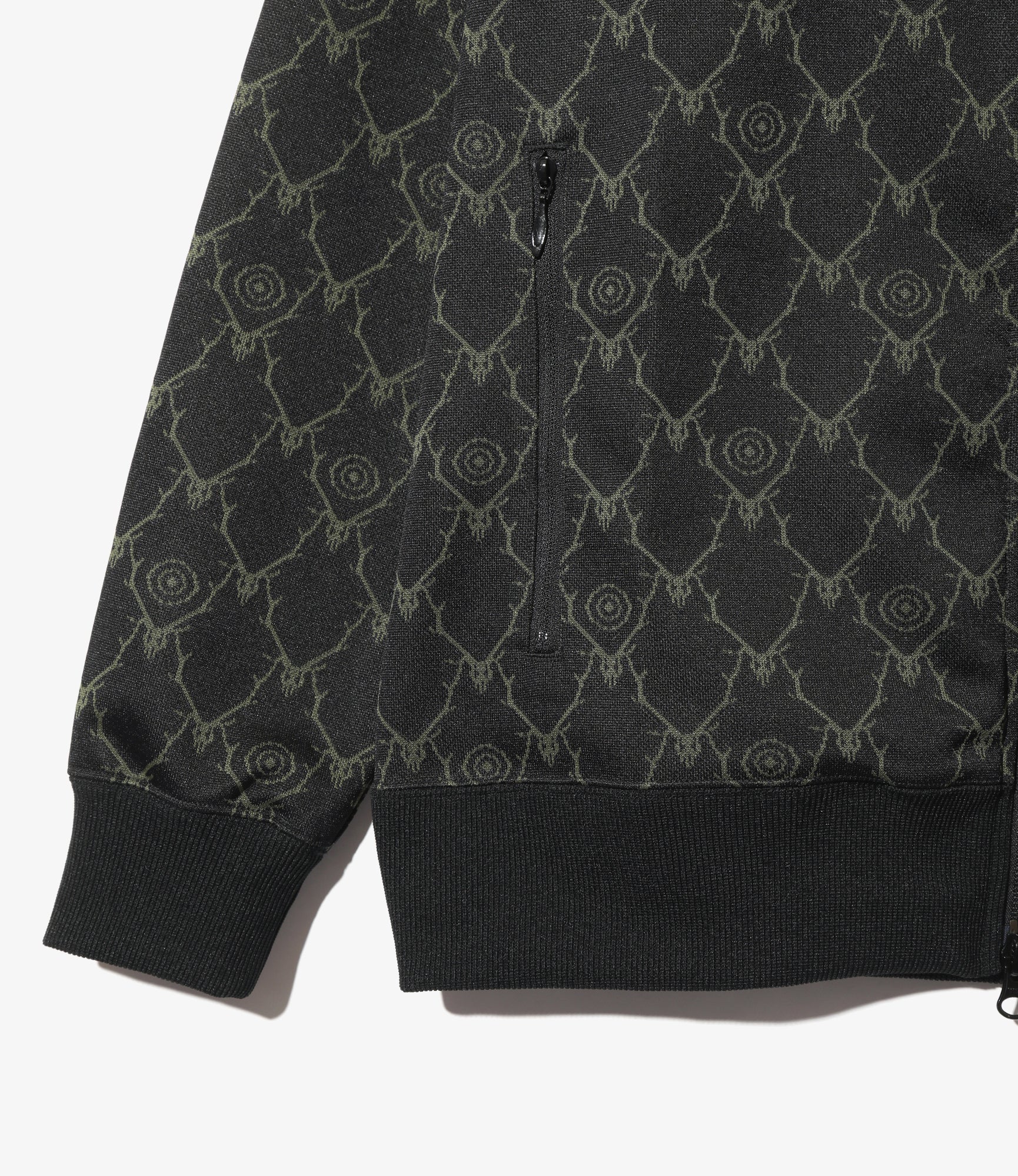 Trainer Jacket - Black - Poly Jq. / Skull&Target