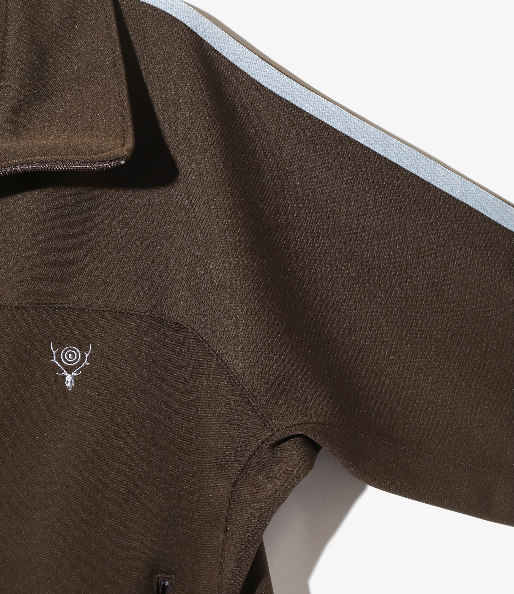 Trainer Jacket - Brown - Poly Smooth