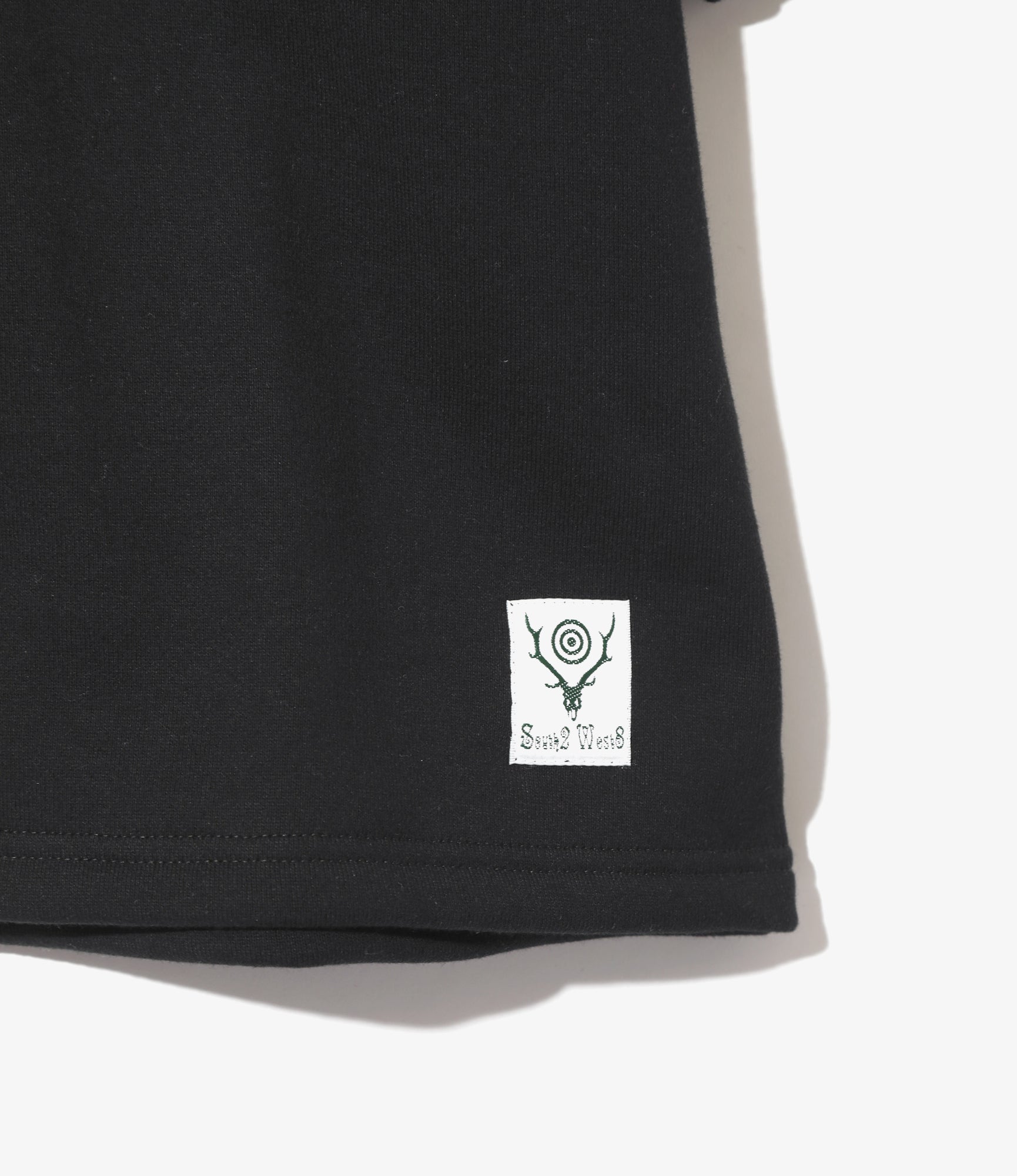 Hockey Tee - Black - Cotton French Terry