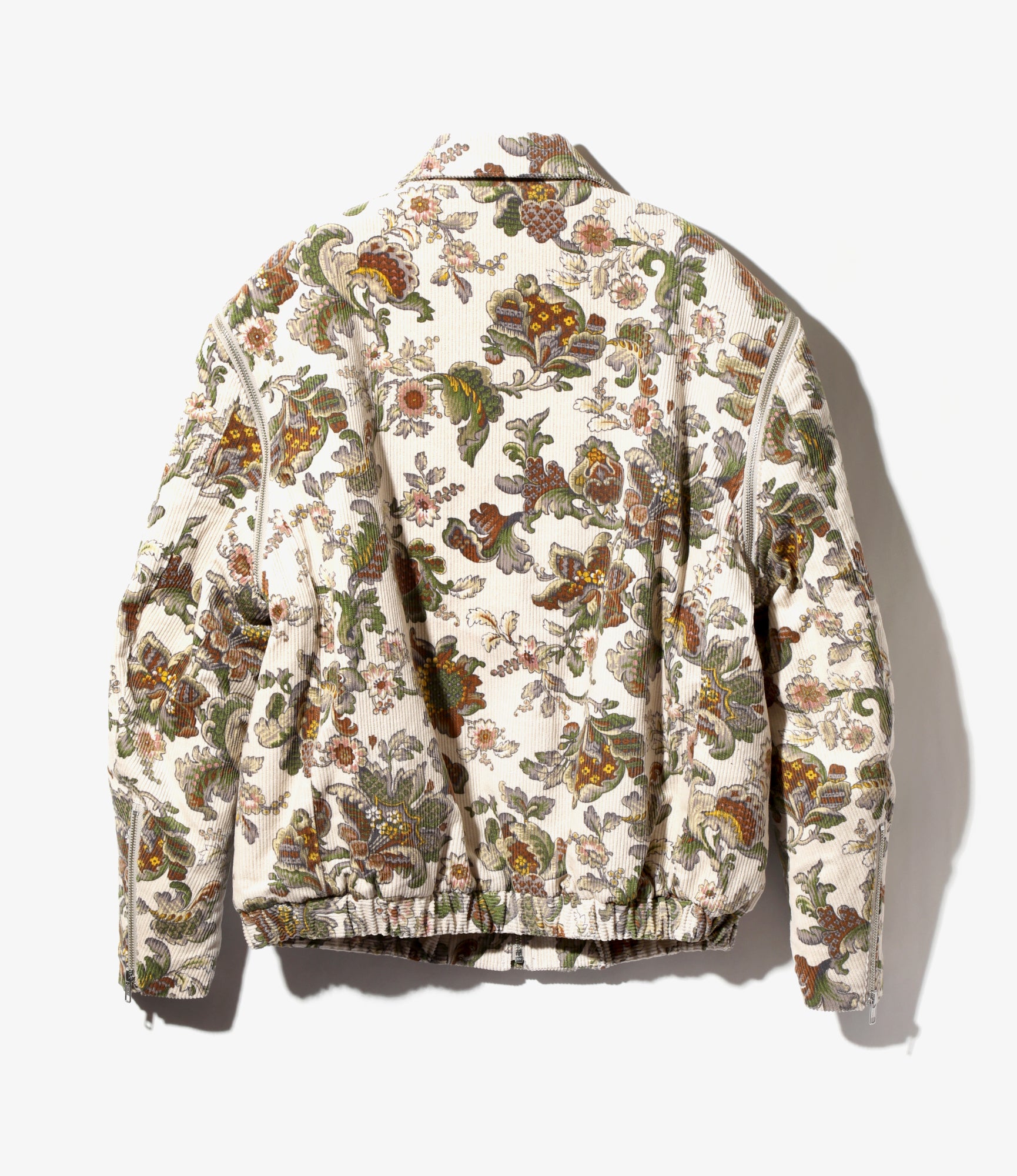 FAZ Jacket - Beige - 8W Corduroy / Botanical Printed