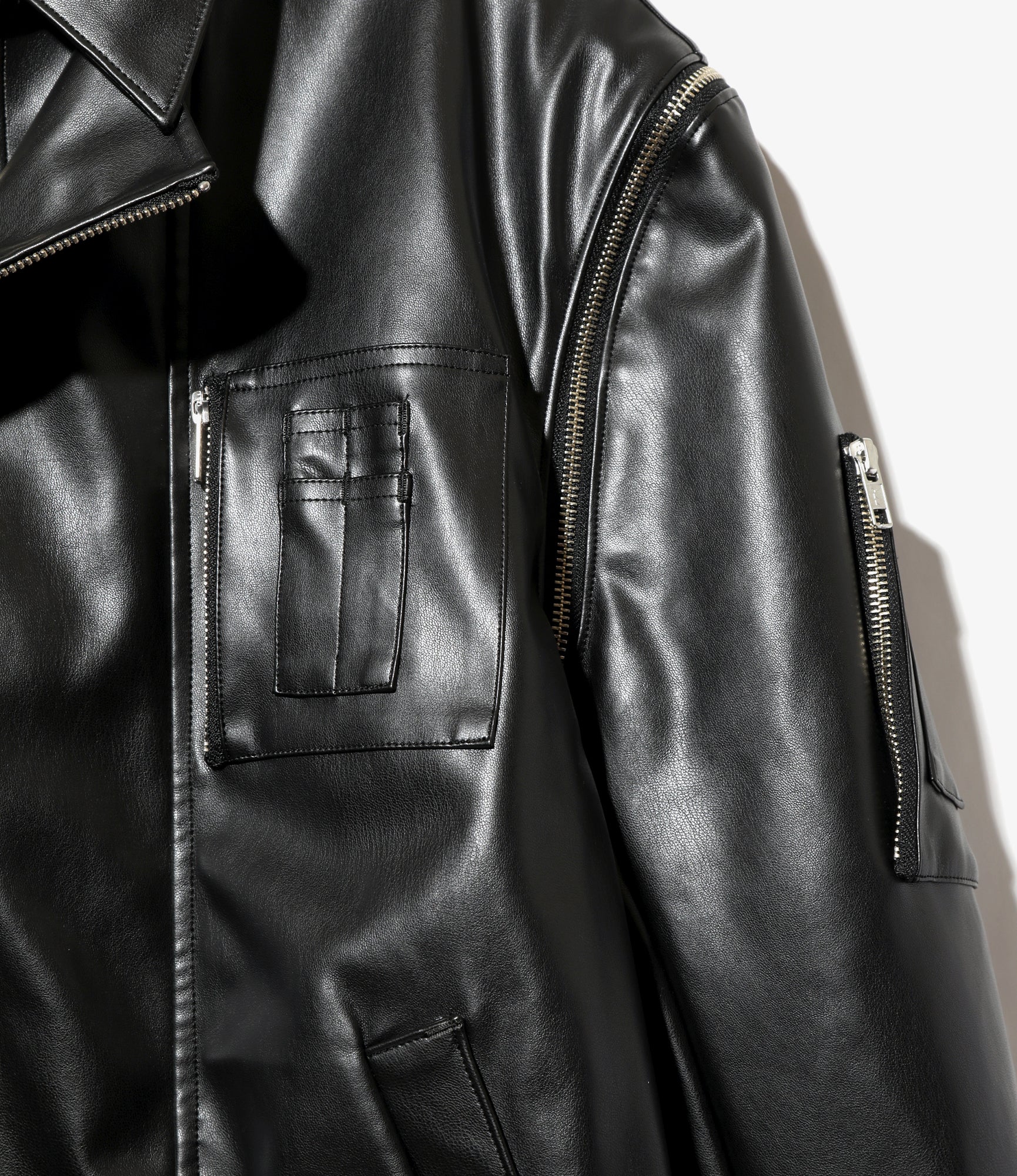 FAZ Jacket - Black - Synthetic Leather