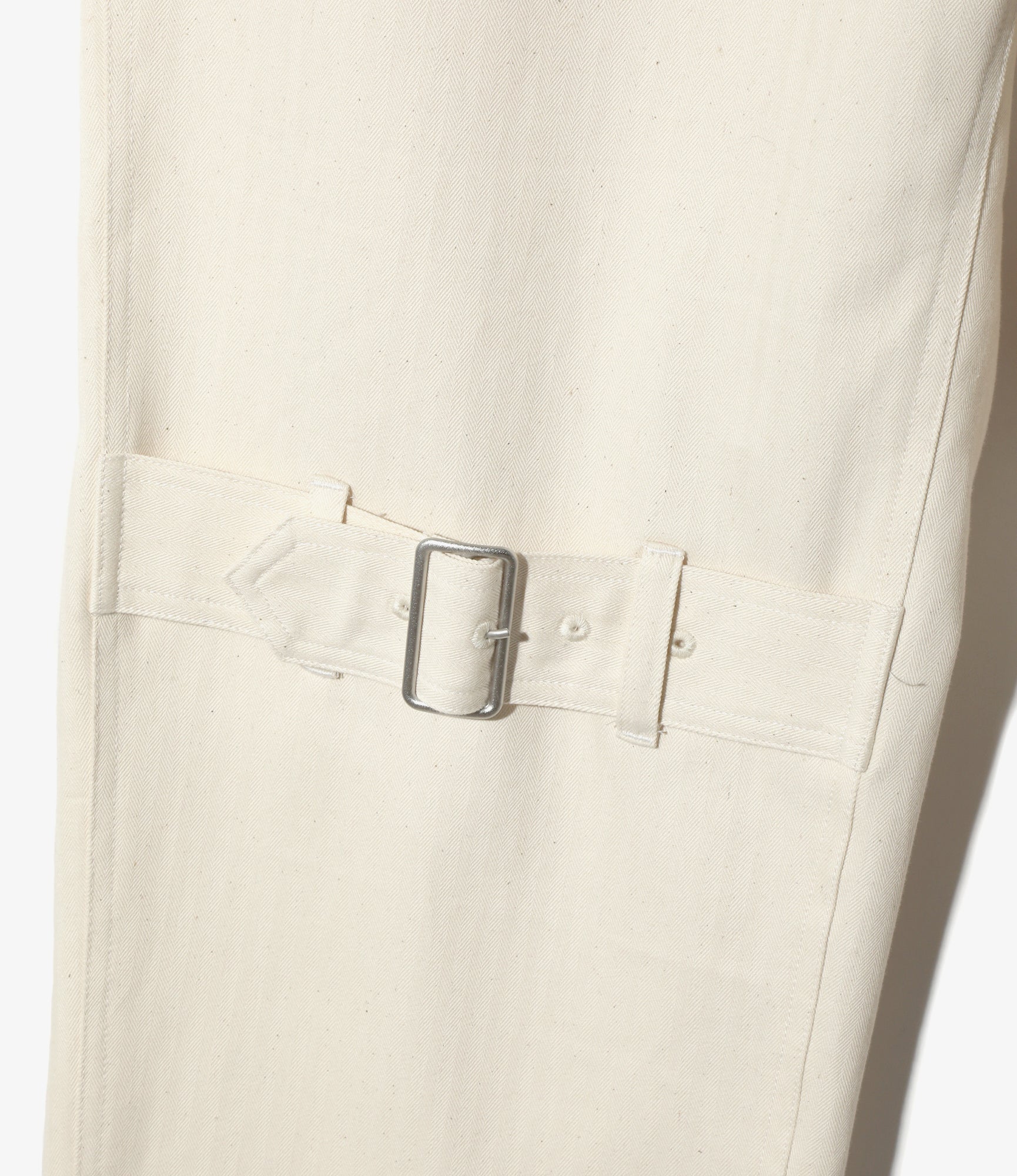 PTB Pant - Off White - Cotton Herringbone Twill