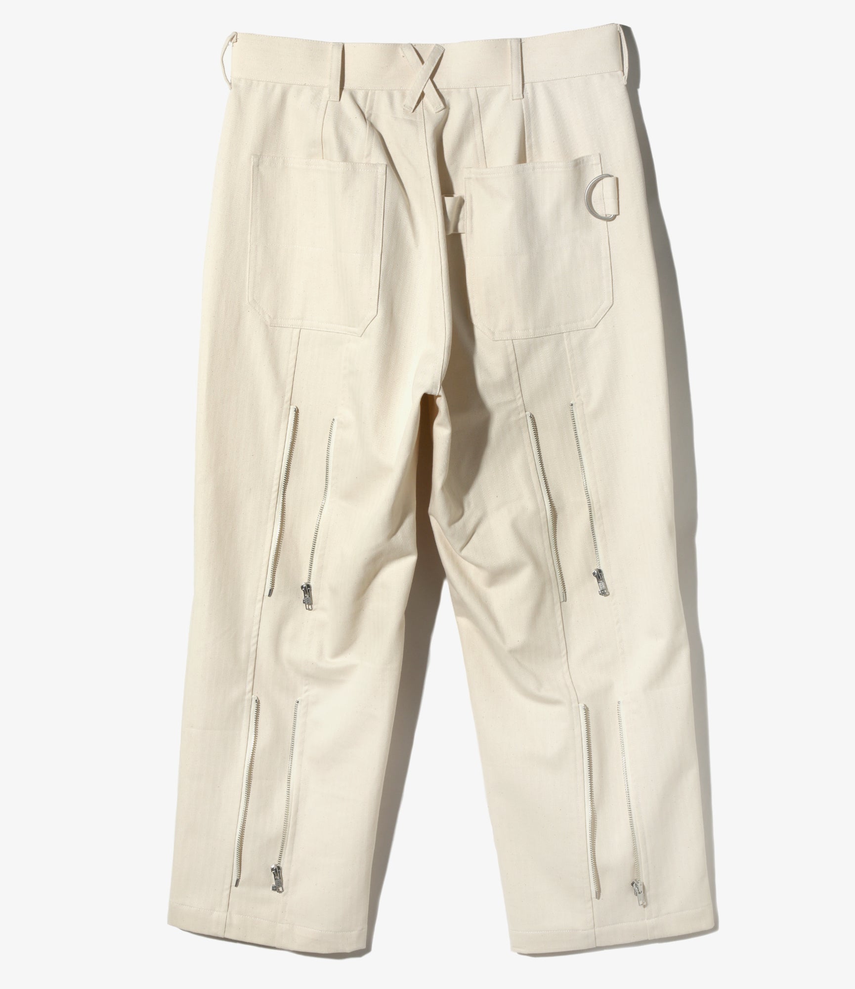 PTB Pant - Off White - Cotton Herringbone Twill